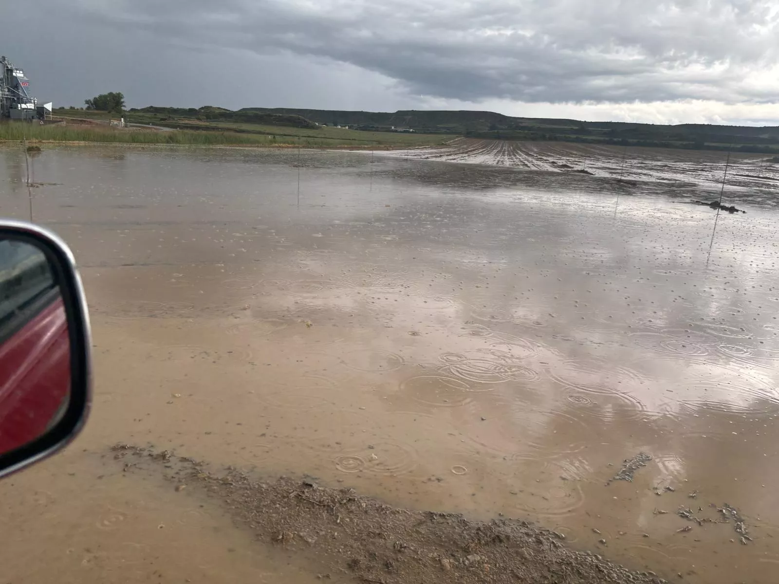 Consecuencias de las fuertes tormentas en la provincia.
