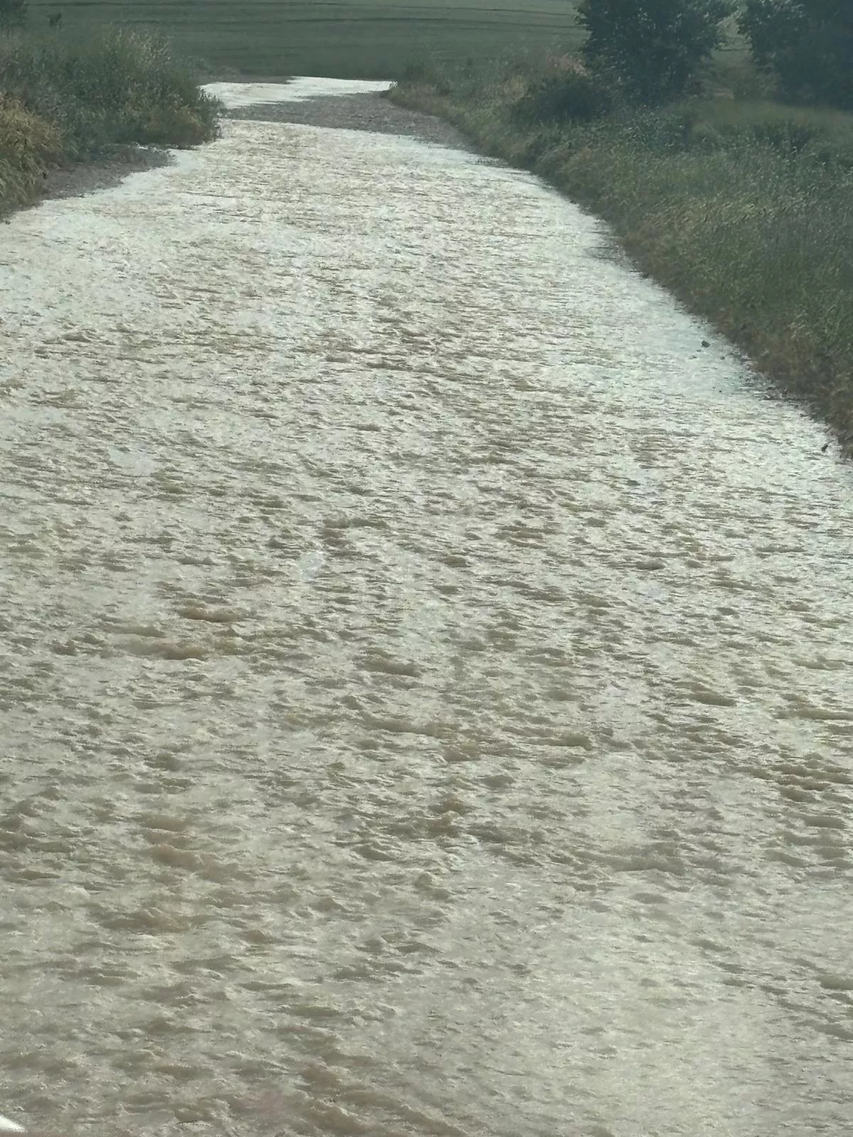 Consecuencias de las fuertes tormentas en la provincia.