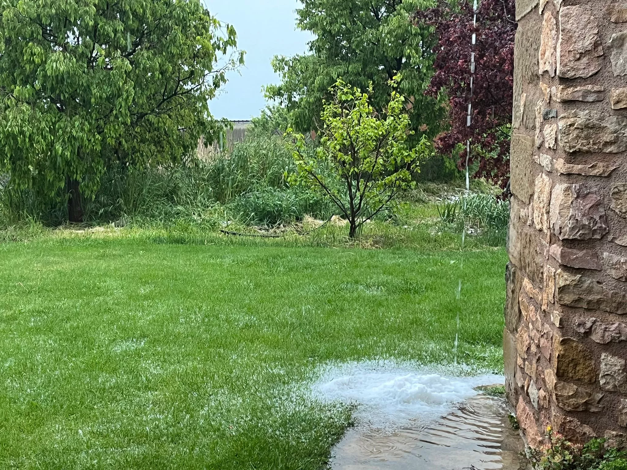 Consecuencias de las fuertes tormentas en la provincia.