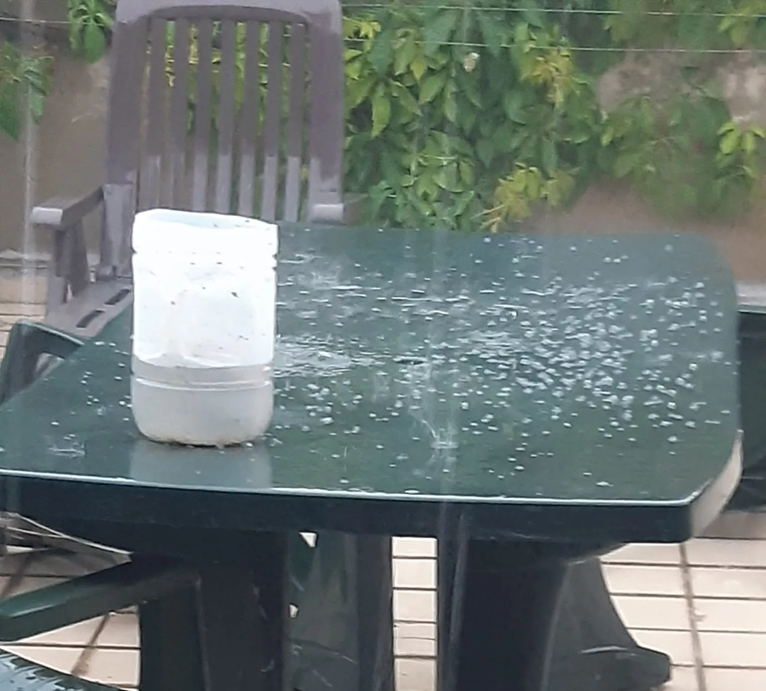 Consecuencias de las fuertes tormentas en la provincia.