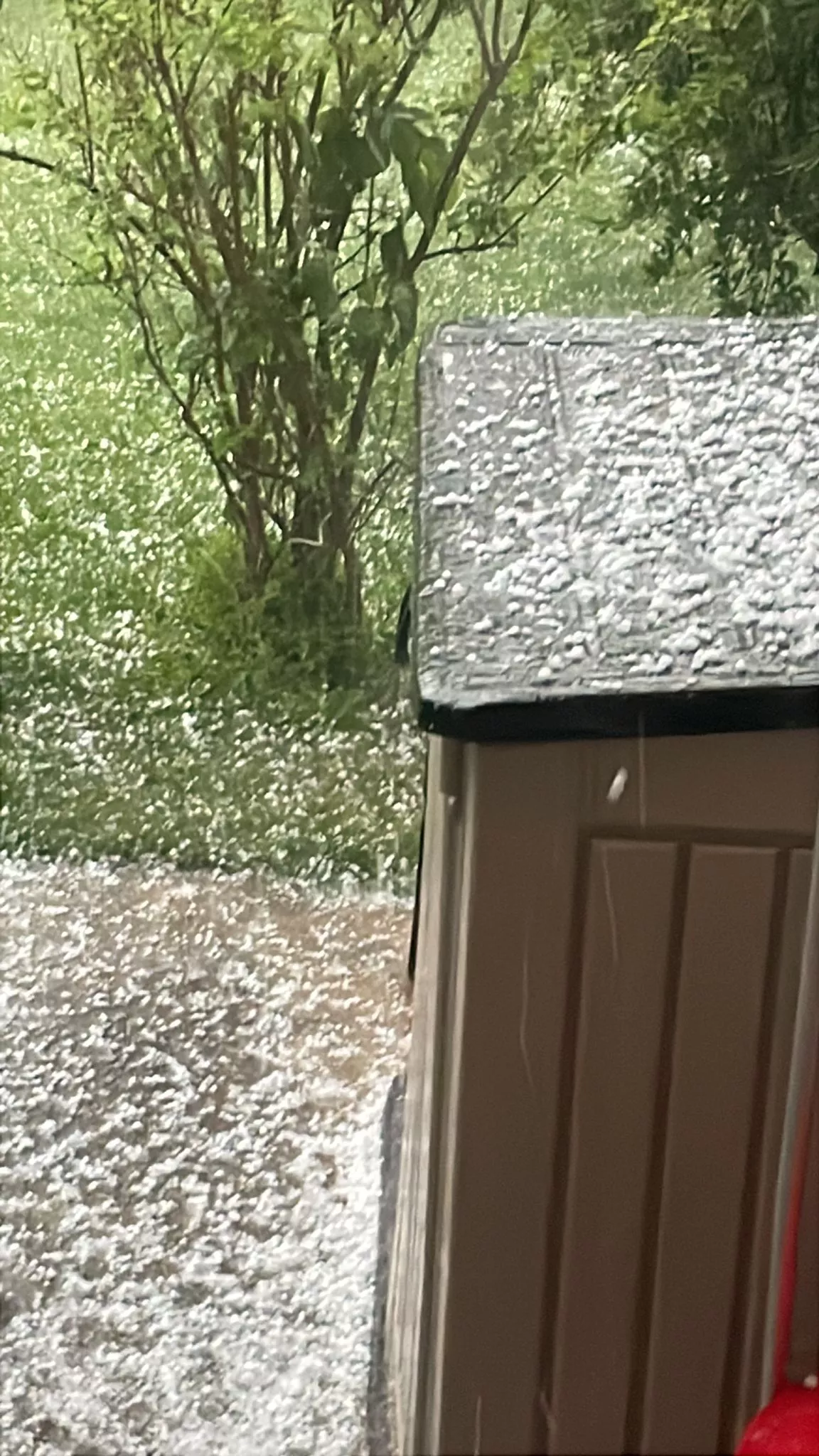 Consecuencias de las fuertes tormentas en la provincia.