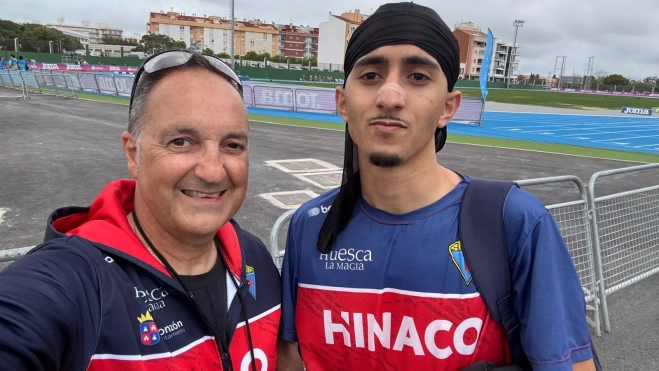 Janati con Phondy en Mahón. Janati con Phondy en Mahón.