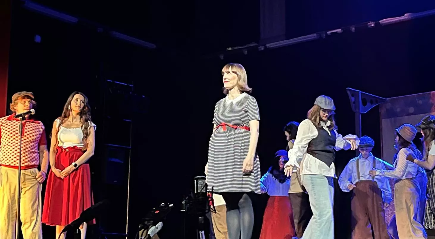 Representación de 'El Viaje' por el Taller de Artes Escénicas Diversario. Foto Mercedes Manterola