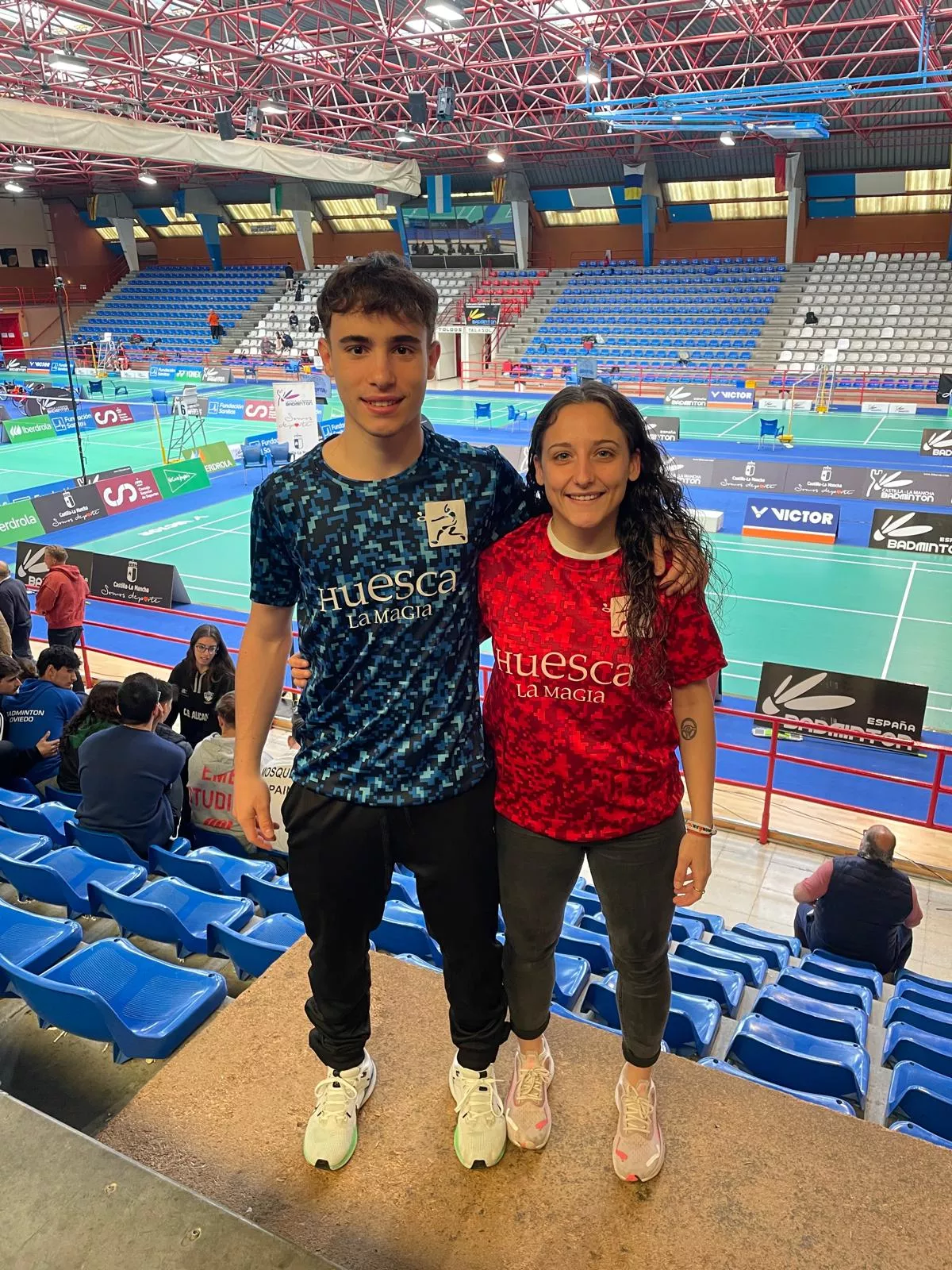 Alejandro Gállego y Cristina Roig (Huesca La Magia) en Talavera de la Reina.