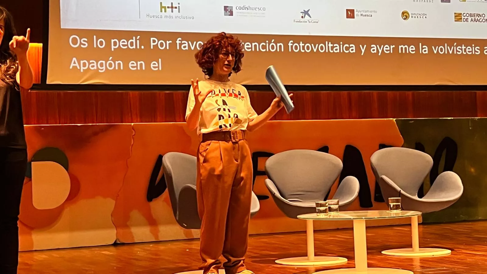 Clausura de Diversario en Huesca. Foto Mercedes Manterola