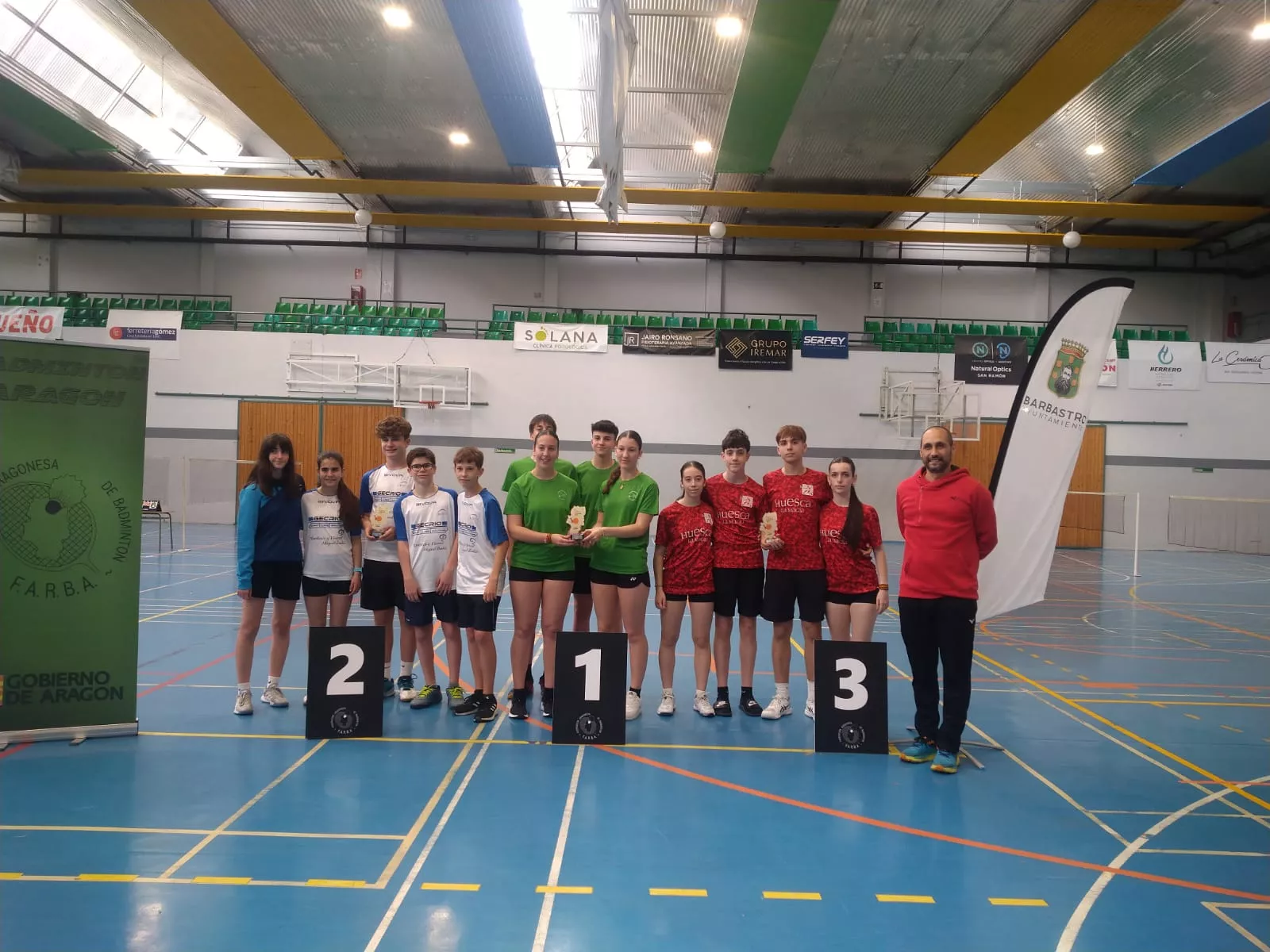 Campeonato de Aragón Escolar por equipos de bádminton
