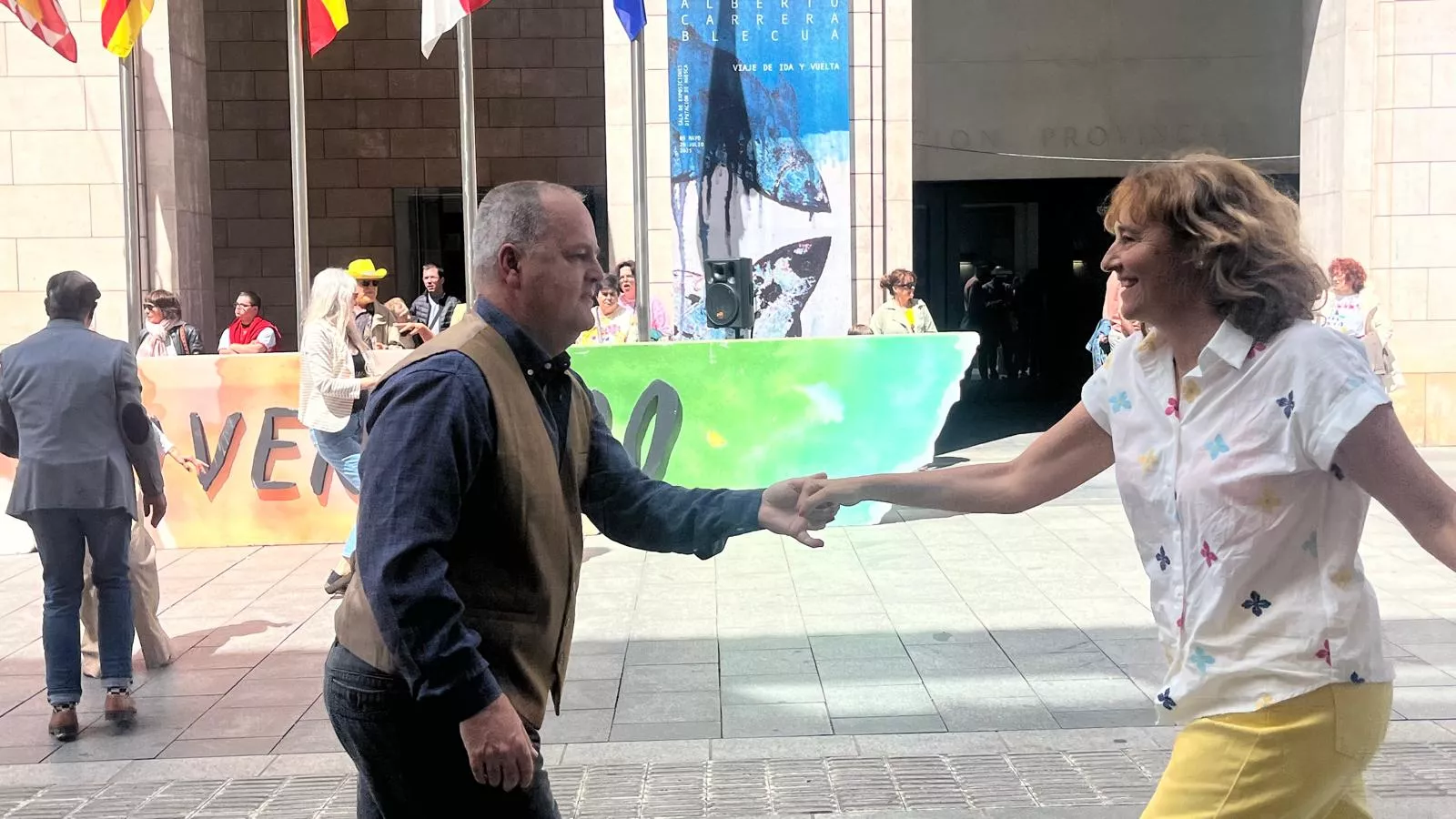 Clausura de Diversario en Huesca. Foto Mercedes Manterola
