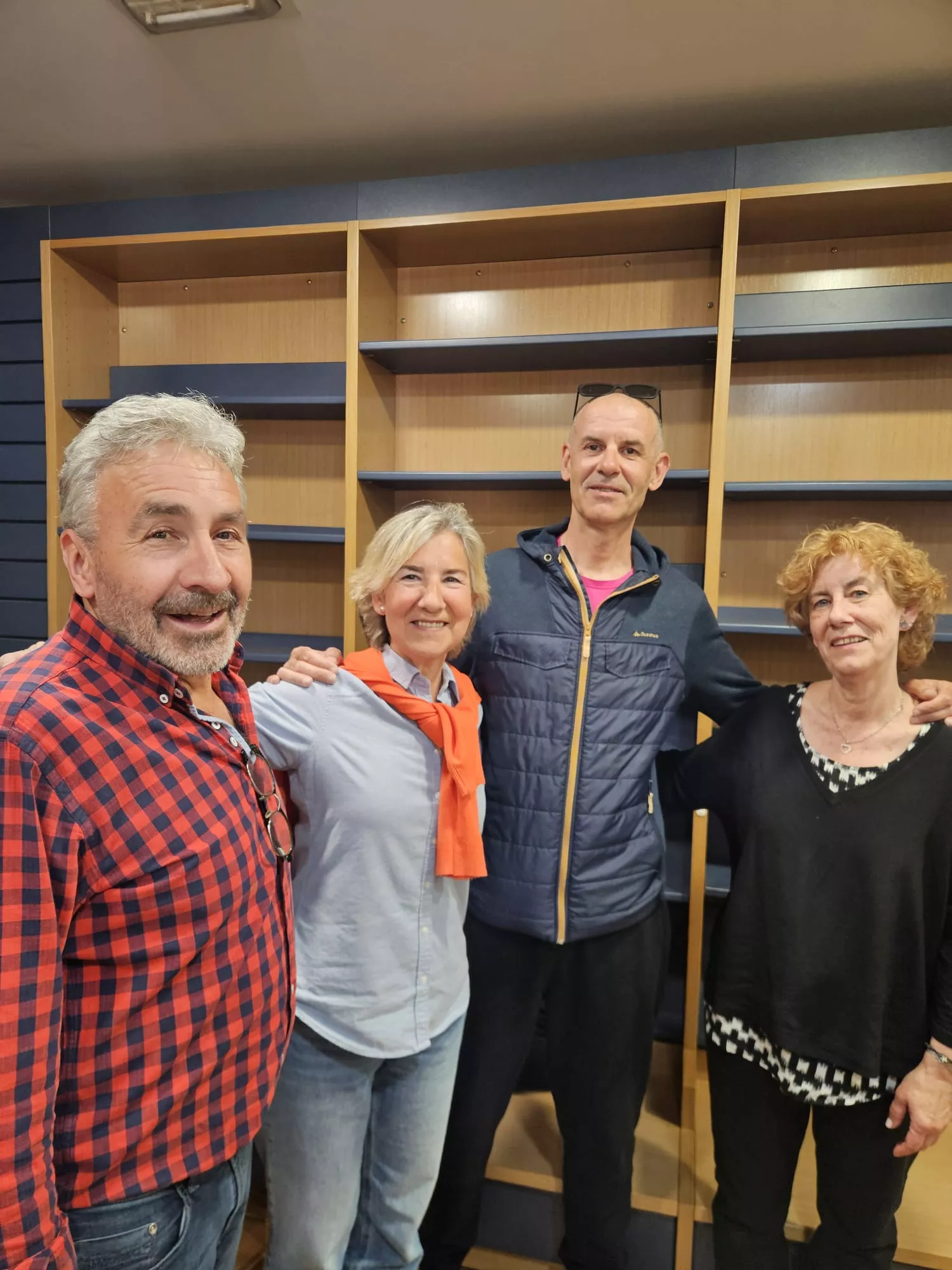 Fiesta de despedida de Jesús Buil y Ludi Escartín.