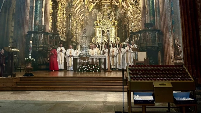 Un momento de la ceremonia