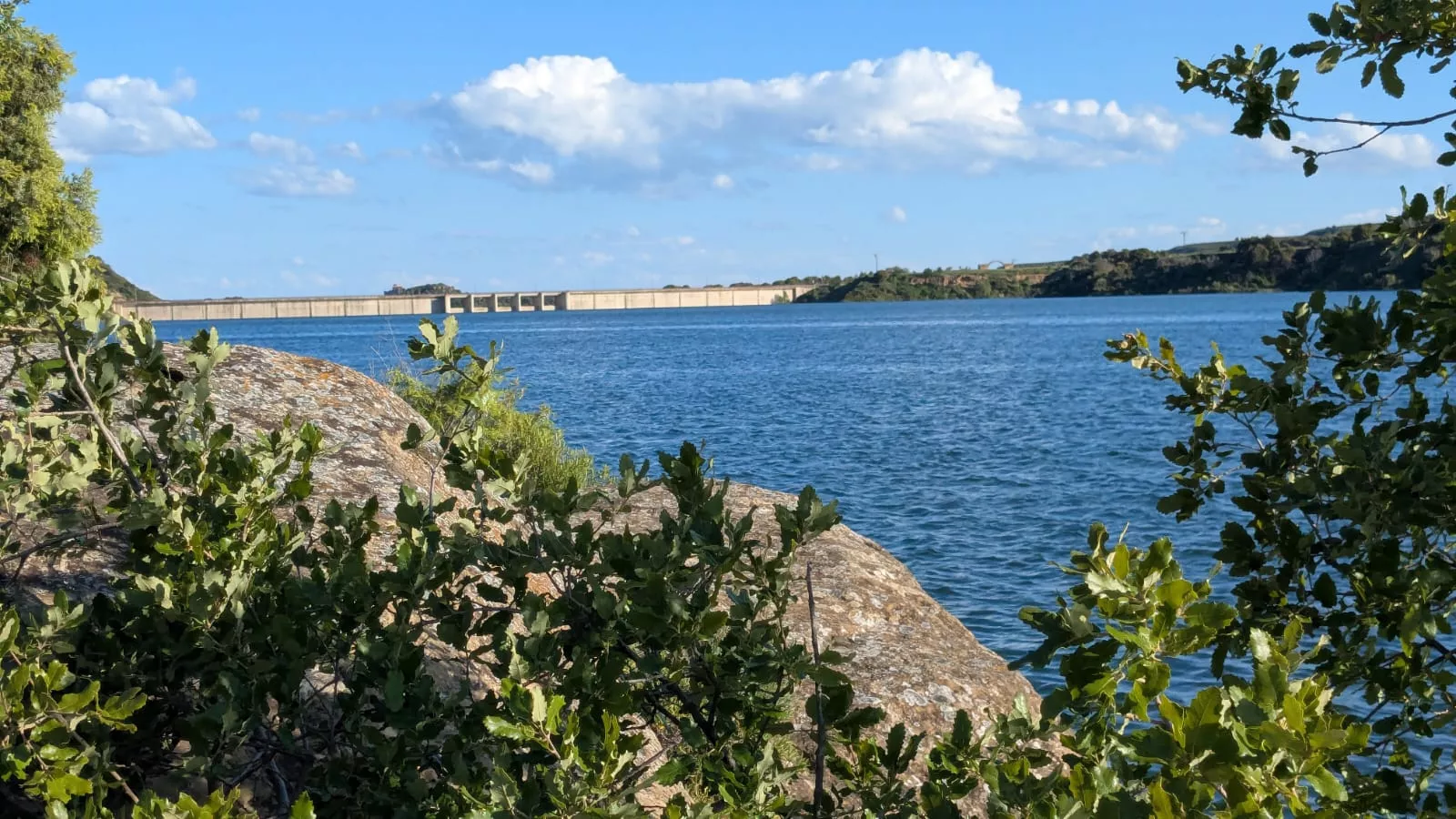 El pantano de Montearagón, al 93 %.