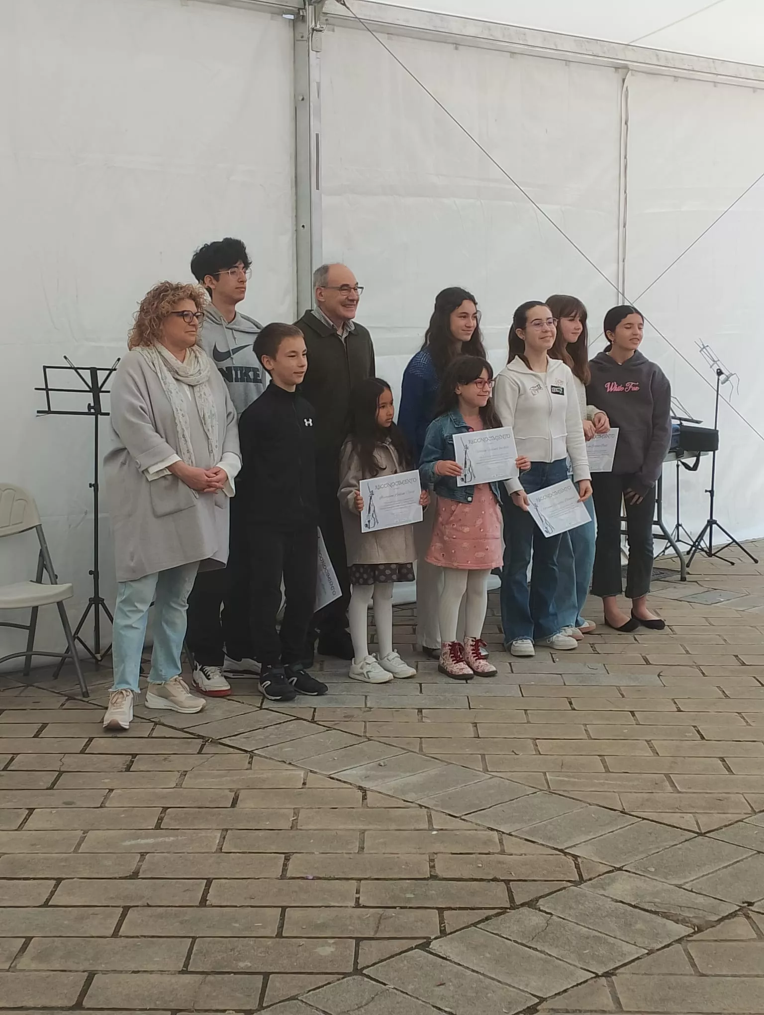 Actuación del Conservatorio de Música de Huesca.