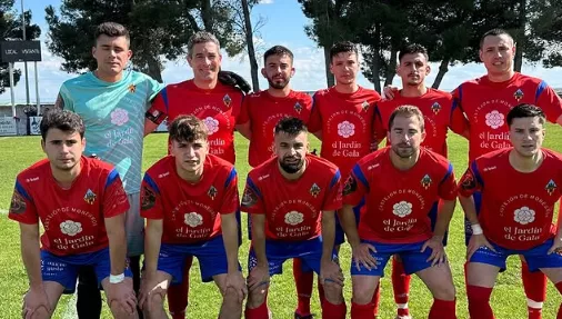 Once del CD Castejón ante el Deportivo Sobrarbe.