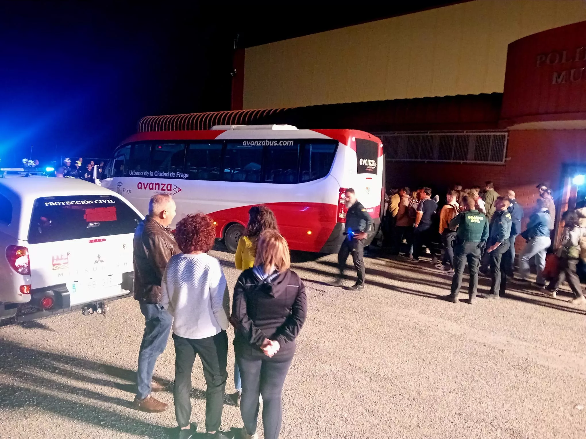 Los autobuses urbanos de Fraga, claves para el apagón en el Bajo Cinca