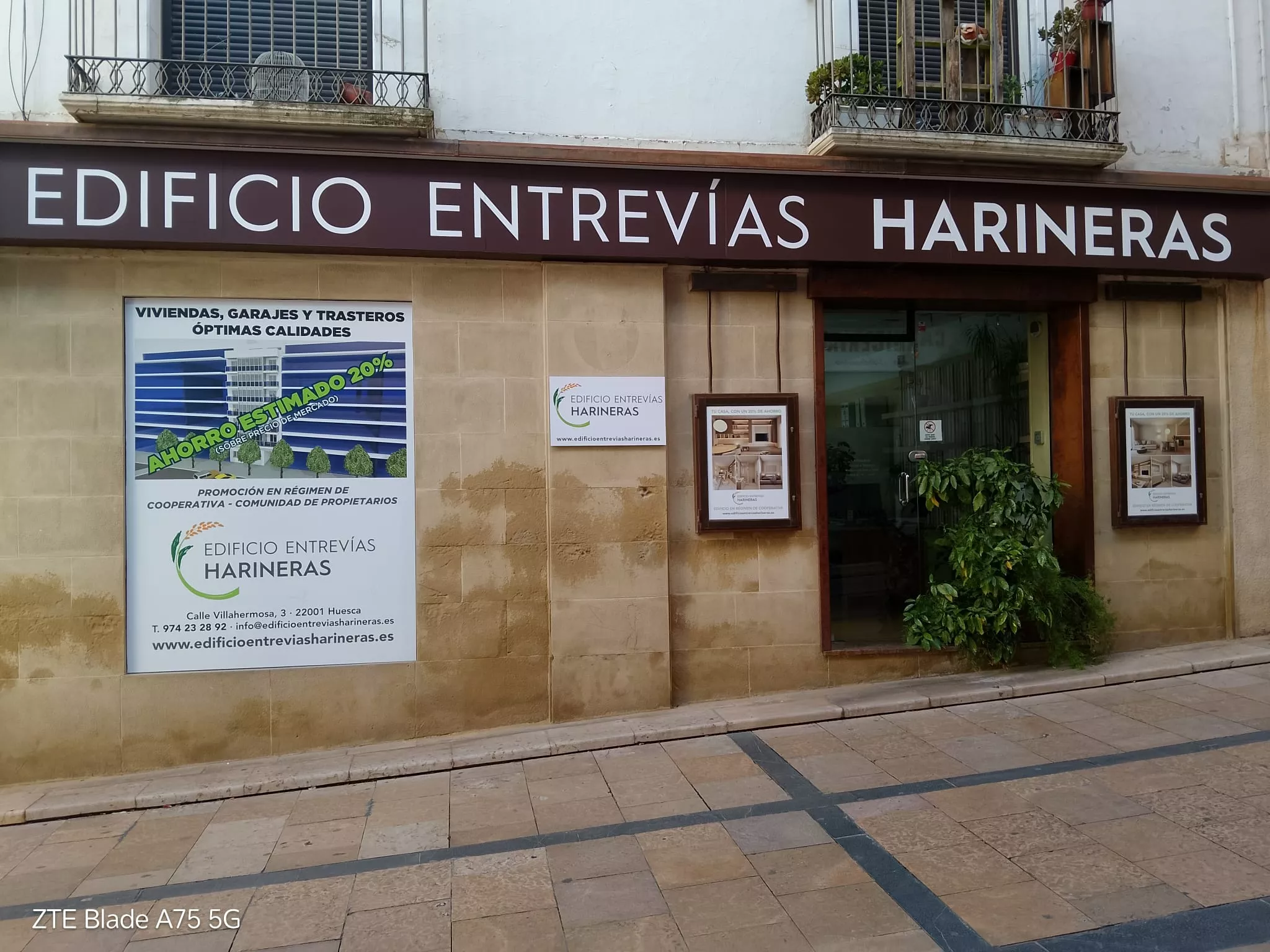 Edificio Entrevías Harineras,  el nuevo anuncio en el local de Villahermosa.