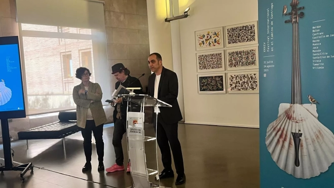 Begoña Puértolas y Carlos Sampériz.