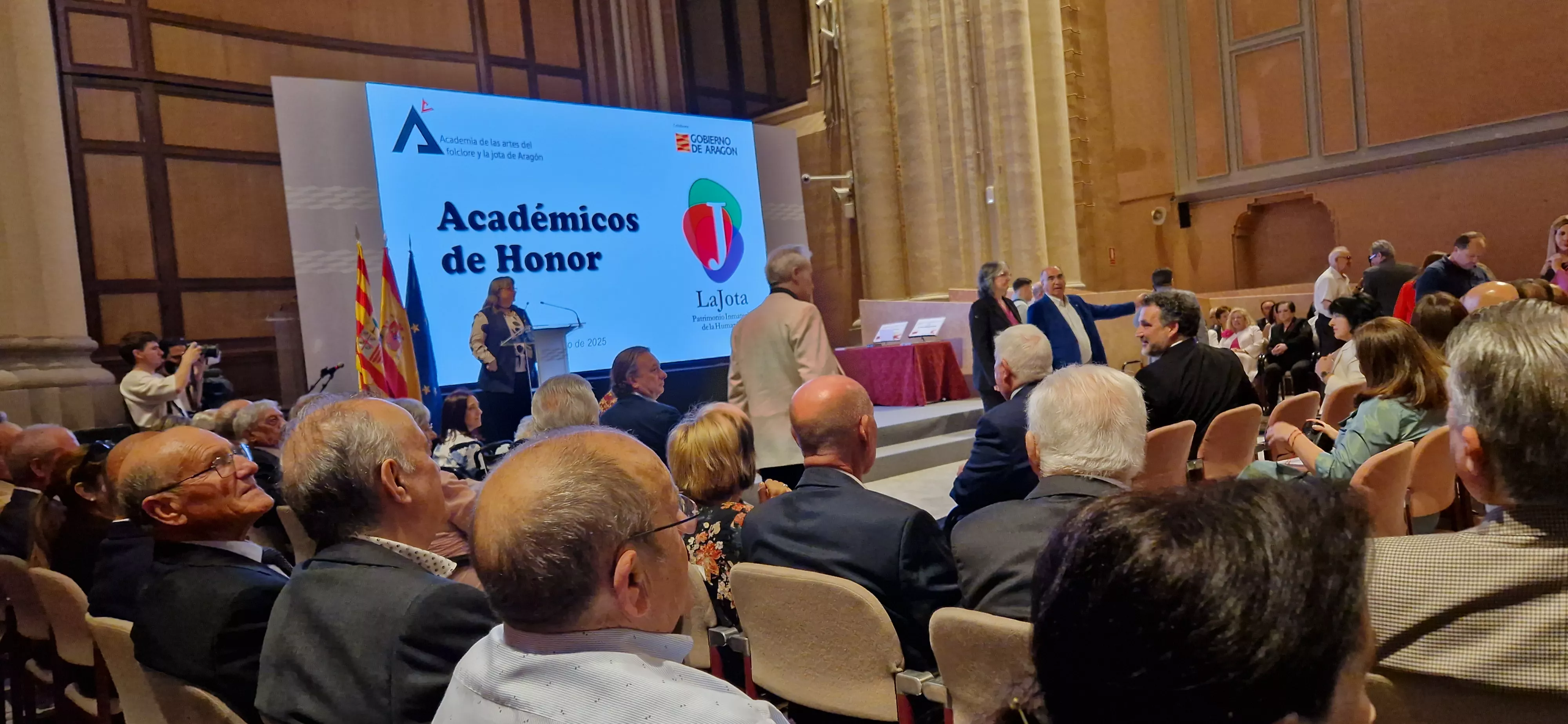 Académicos de Honor de la Jota Aragonesa. Foto Myriam Martínez