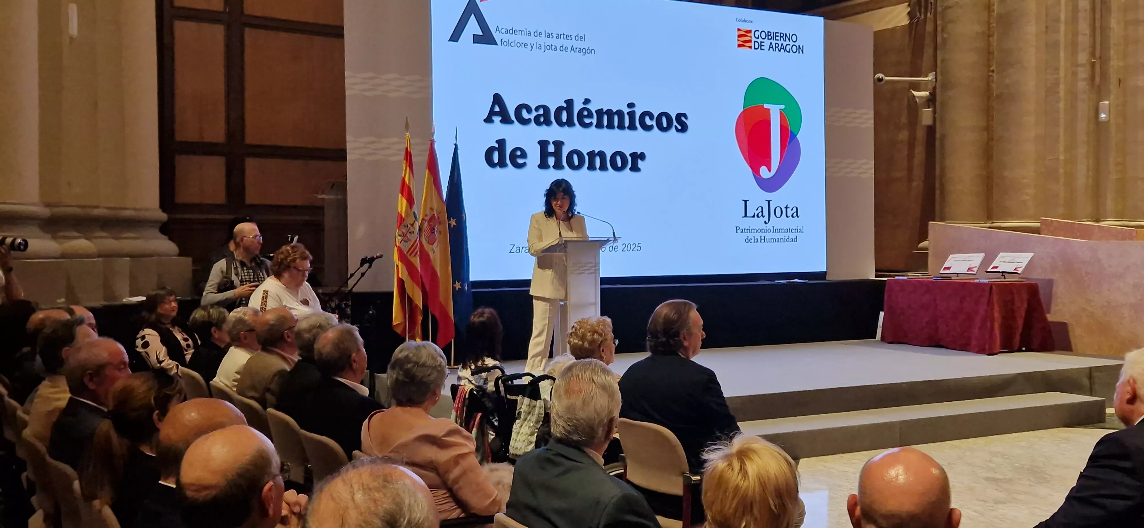 Académicos de Honor de la Jota Aragonesa. Foto Myriam Martínez