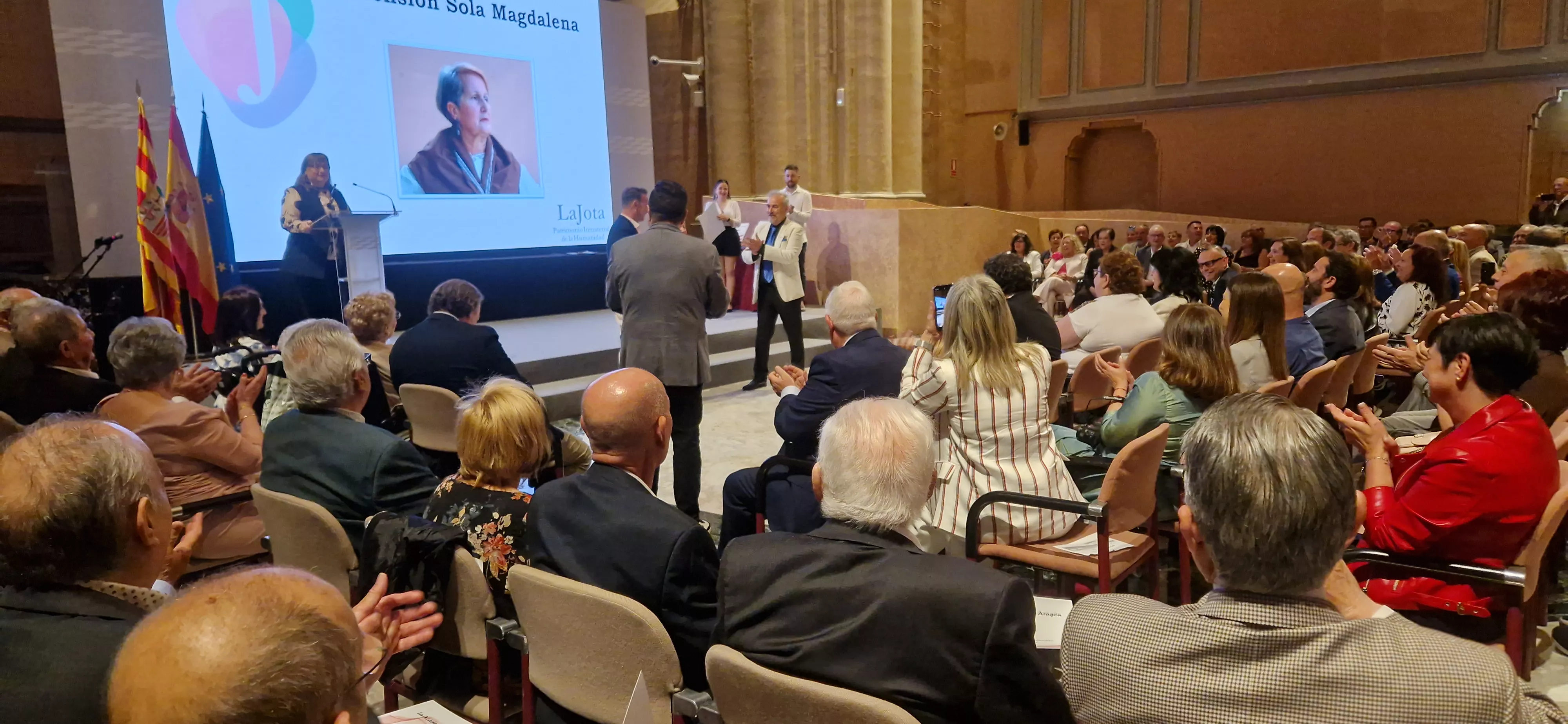 Académicos de Honor de la Jota Aragonesa. Foto Myriam Martínez