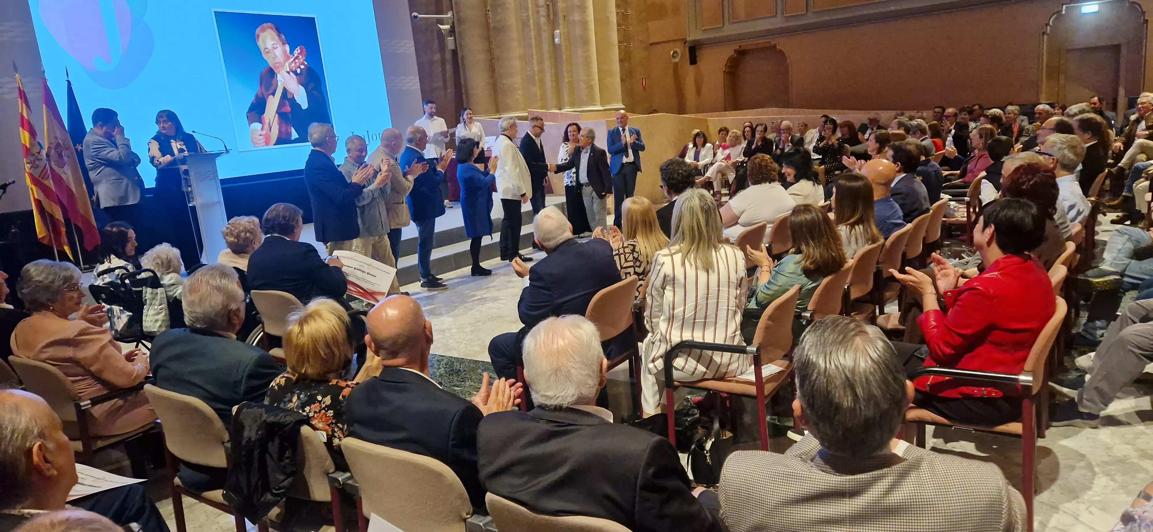 Académicos de Honor de la Jota Aragonesa. Foto Myriam Martínez