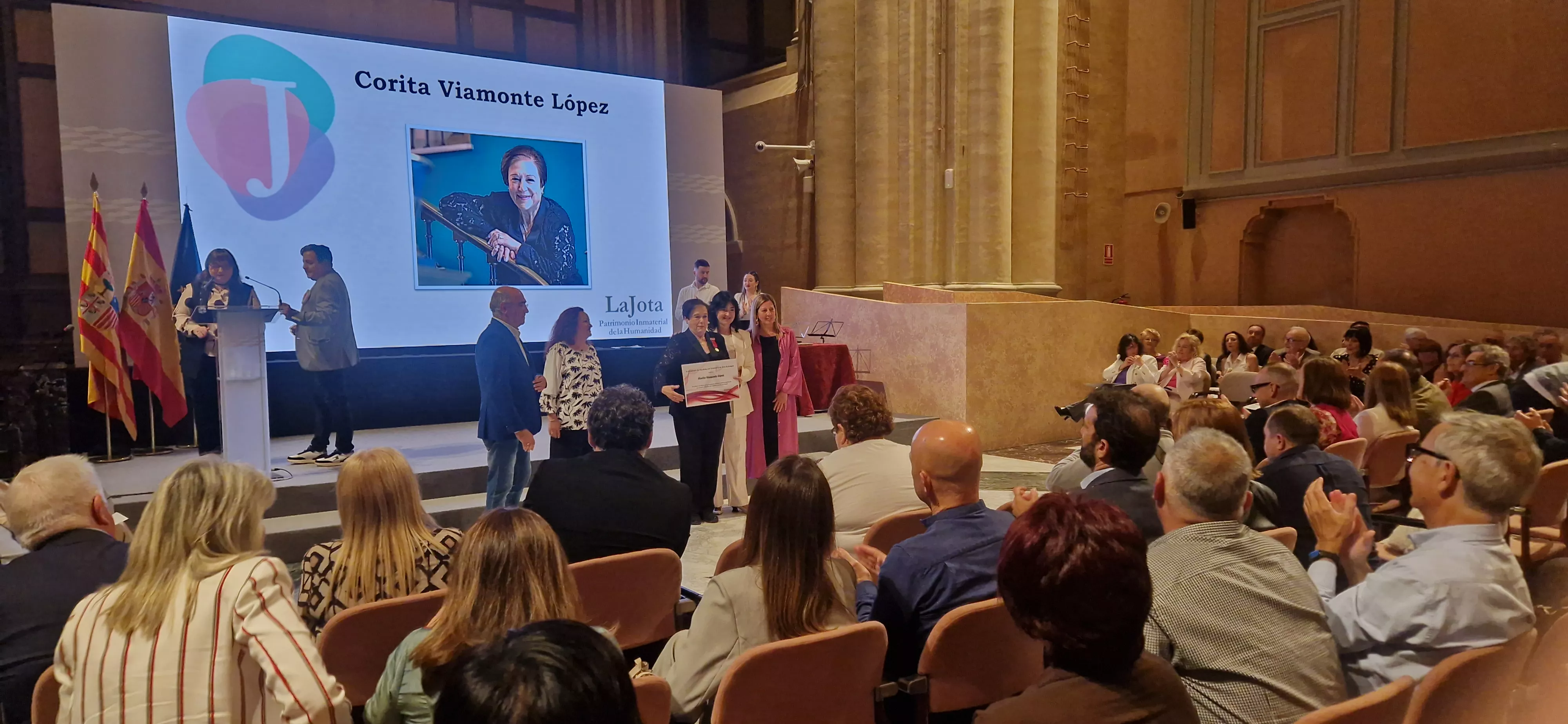 Académicos de Honor de la Jota Aragonesa. Foto Myriam Martínez