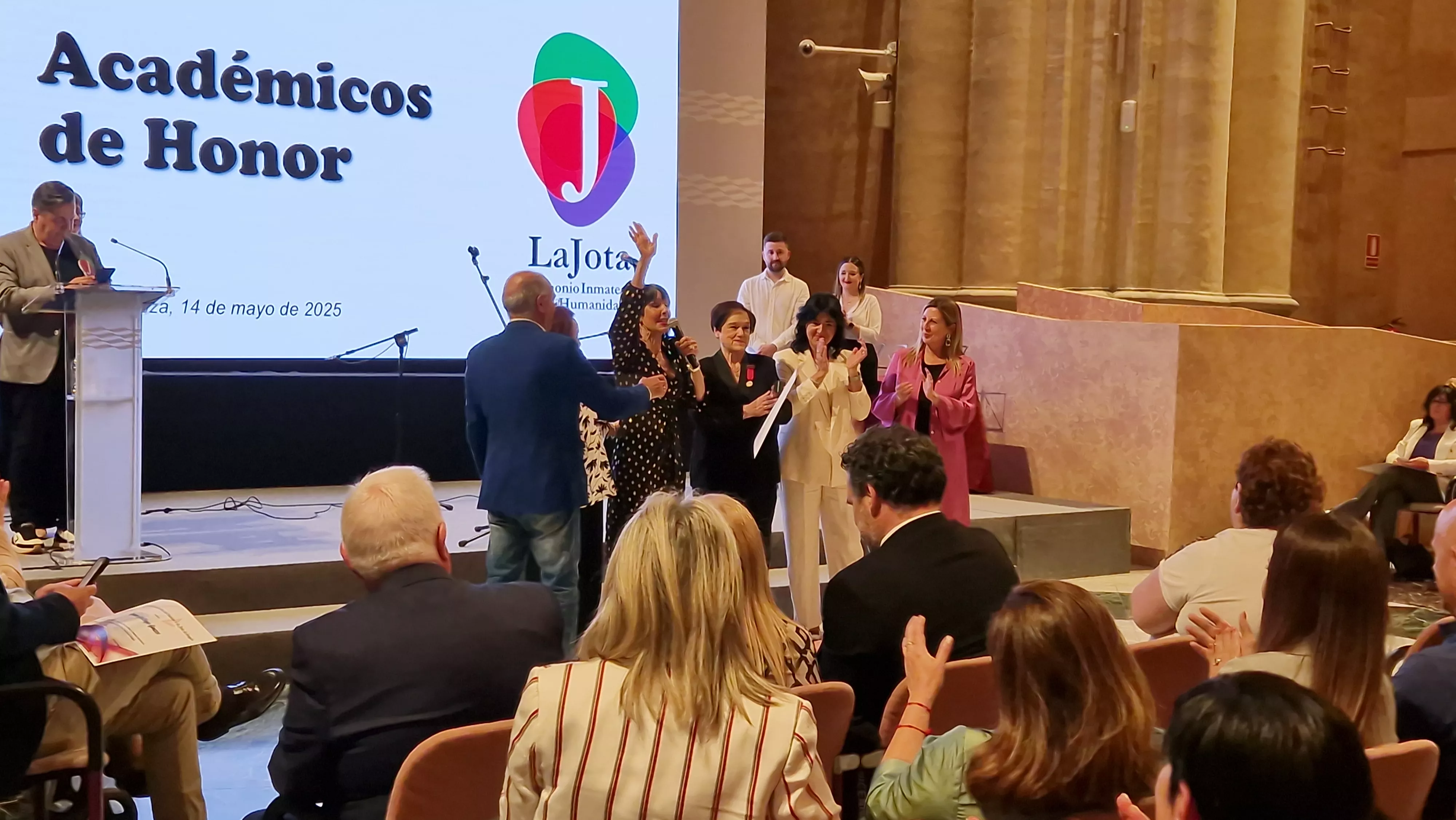 Académicos de Honor de la Jota Aragonesa. Foto Myriam Martínez