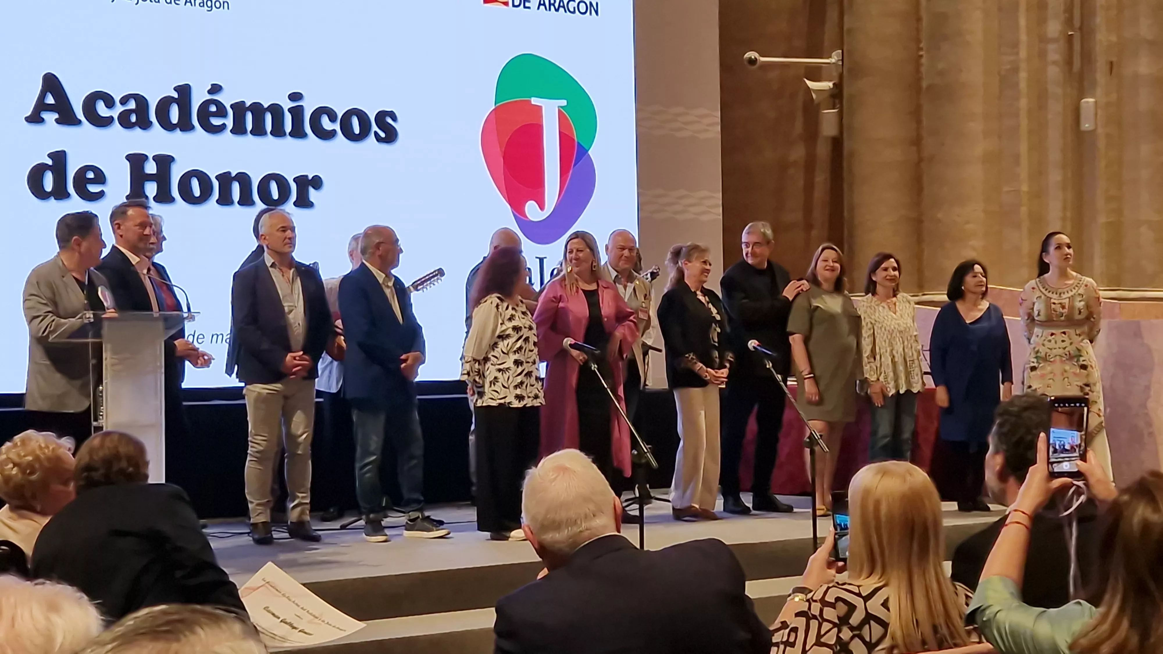 Académicos de Honor de la Jota Aragonesa. Foto Myriam Martínez