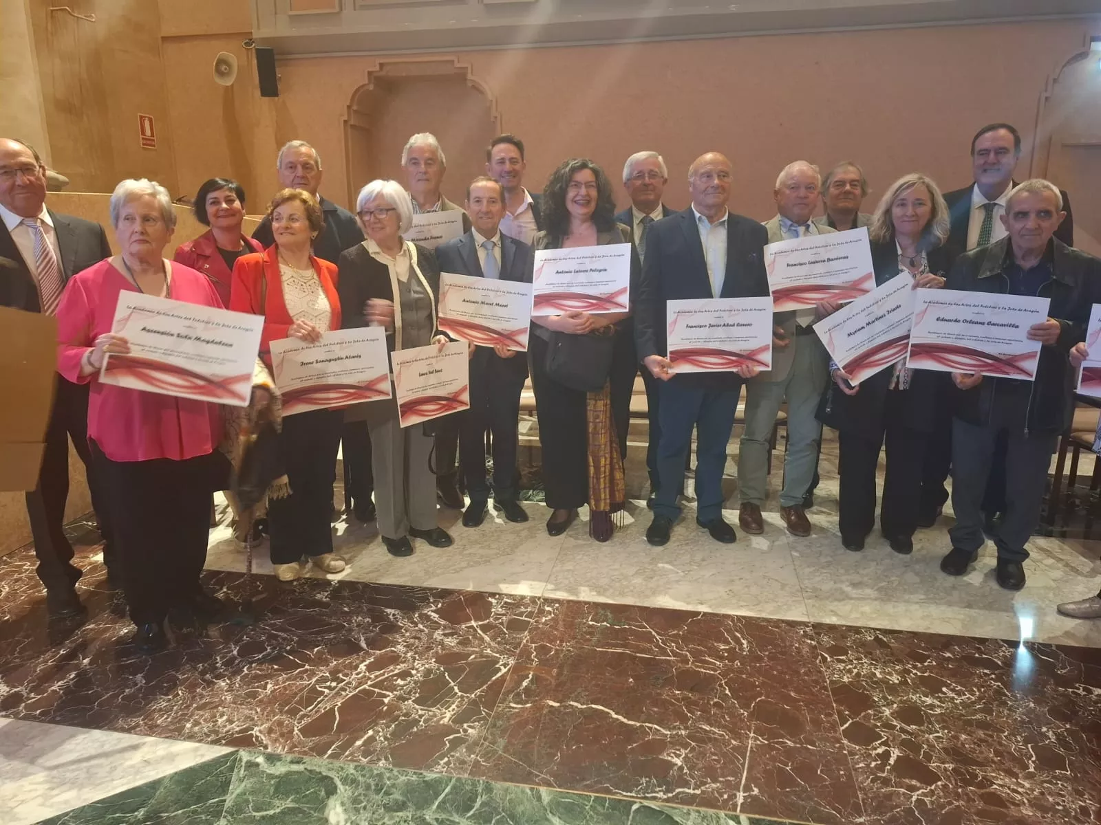 Académicos de Honor de la Jota Aragonesa, de Huesca.