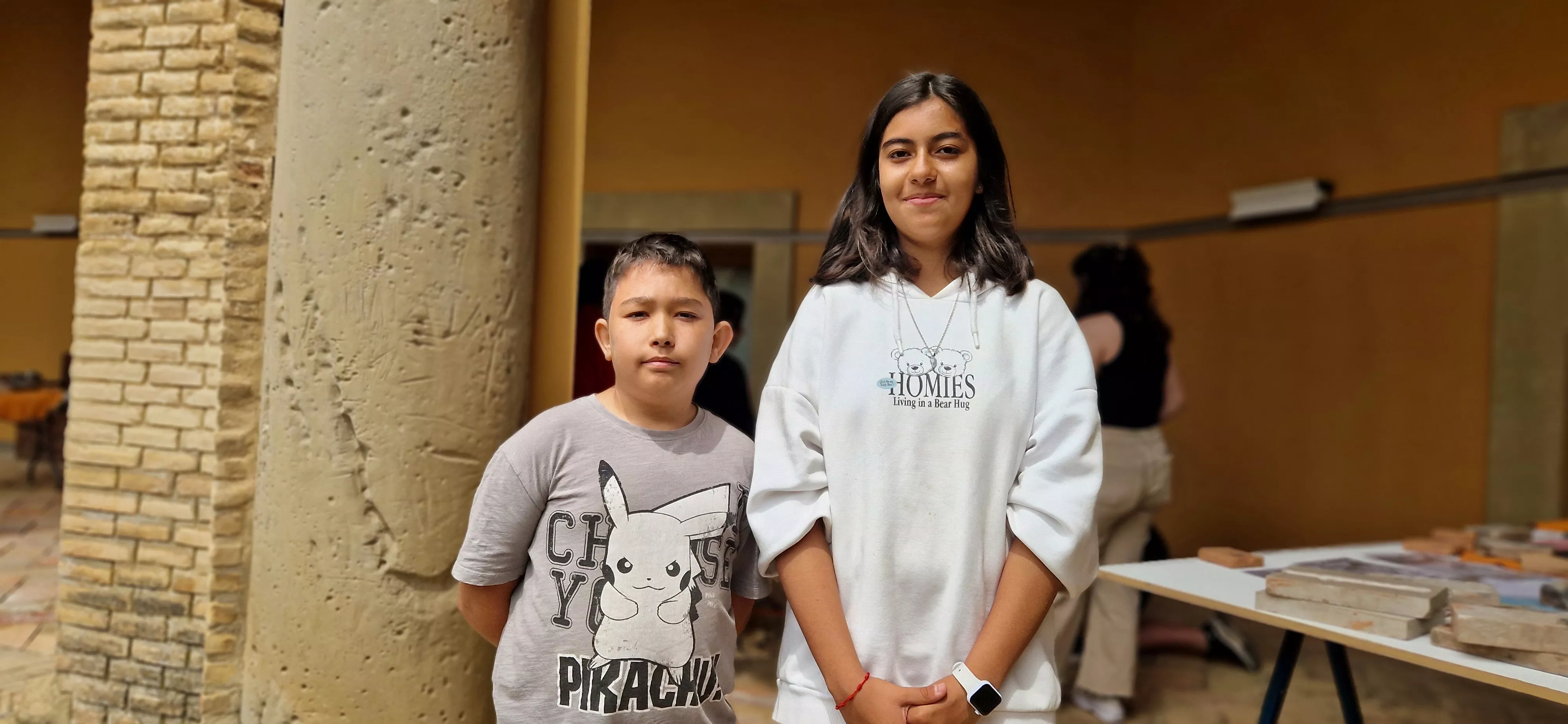 Taller "Universo de bronce" y arqueología experimental en el Museo de Huesca. Foto Myriam Martínez