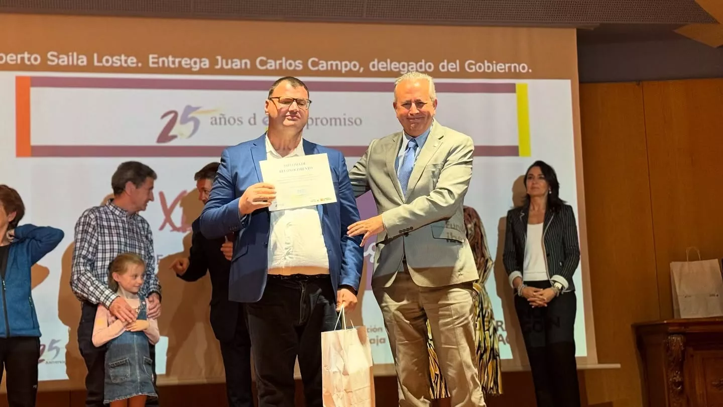 Celebración del 25 aniversario de CERMI en Huesca. 