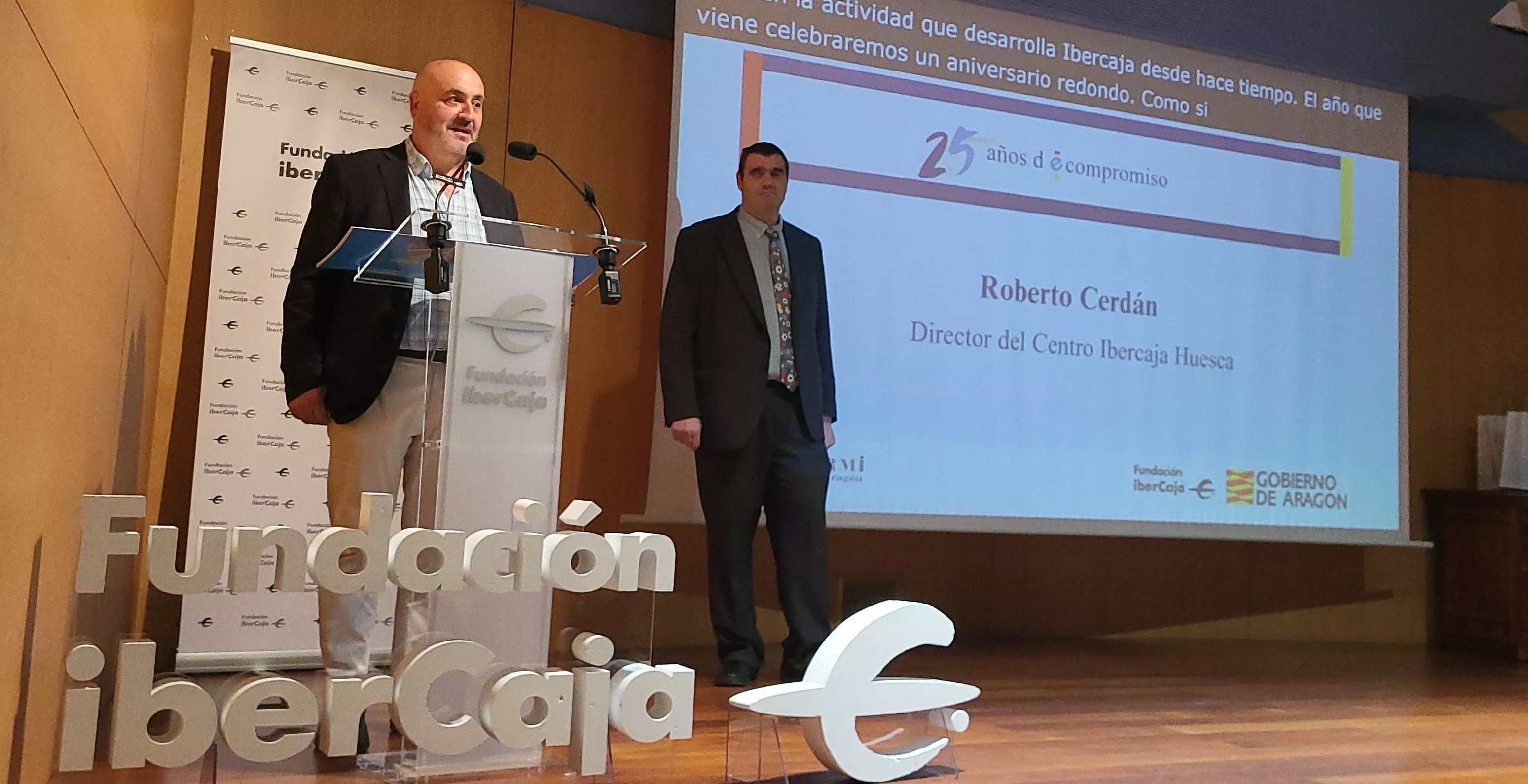 Celebración del 25 aniversario de CERMI en Huesca. Foto Mercedes Manterola