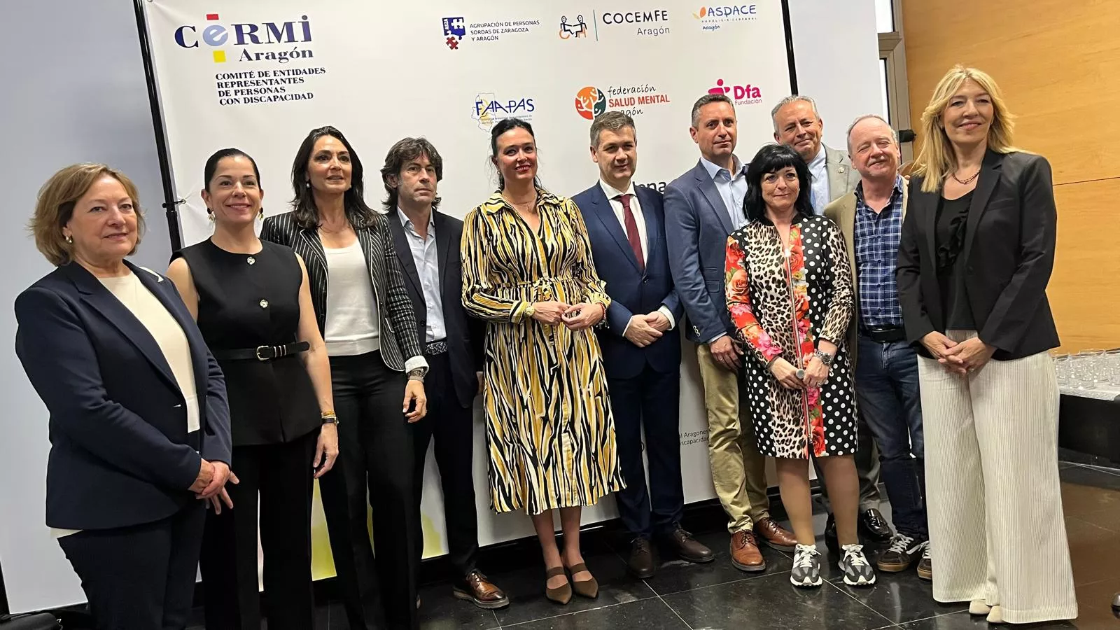 Celebración del 25 aniversario de CERMI en Huesca. Foto Mercedes Manterola