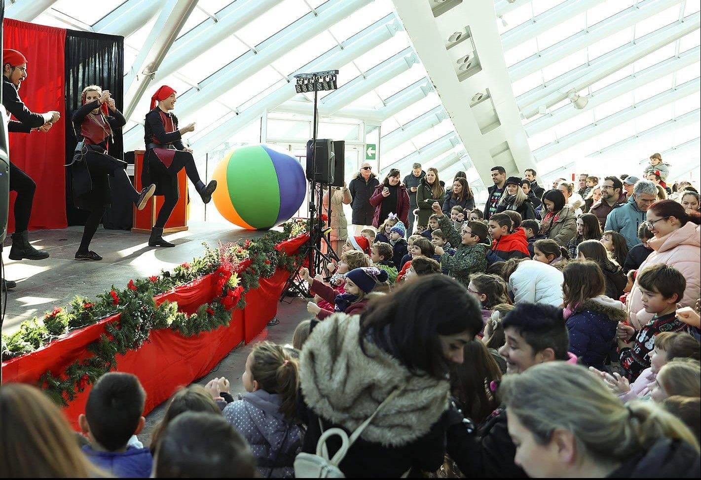 Gala de Papá Noel en el Pabellón de Hielo de Jaca. Foto: Ayuntamiento de Jaca