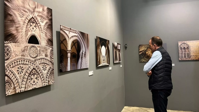 Imagen dela muestra en el Museo de Huesca. Imagen dela muestra en el Museo de Huesca.