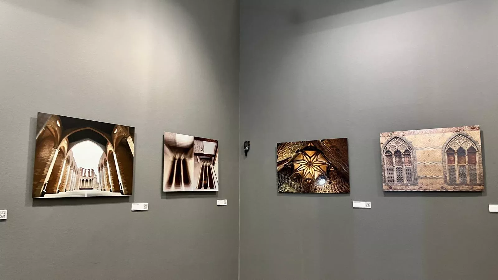 Inauguración en el Museo de Huesca de la exposición “El arte de la arquitectura gótica en la Corona de Aragón”. Foto Mercedes Manterola