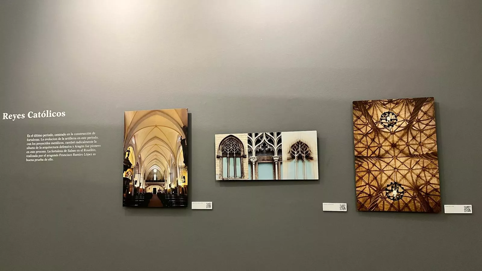 Inauguración en el Museo de Huesca de la exposición “El arte de la arquitectura gótica en la Corona de Aragón”. Foto Mercedes Manterola
