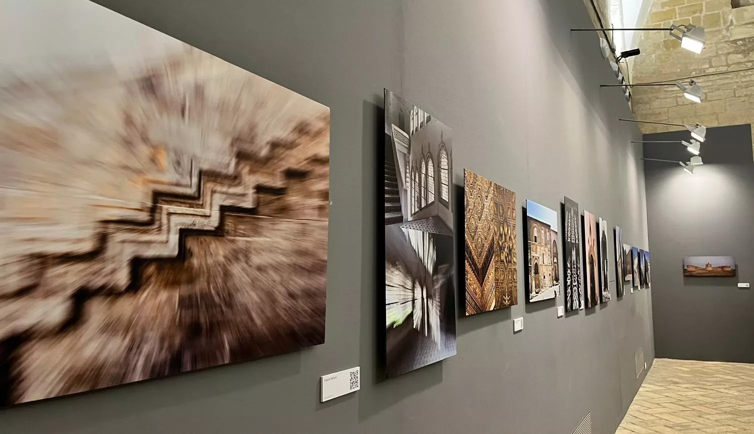 Inauguración en el Museo de Huesca de la exposición “El arte de la arquitectura gótica en la Corona de Aragón”. Foto Mercedes Manterola