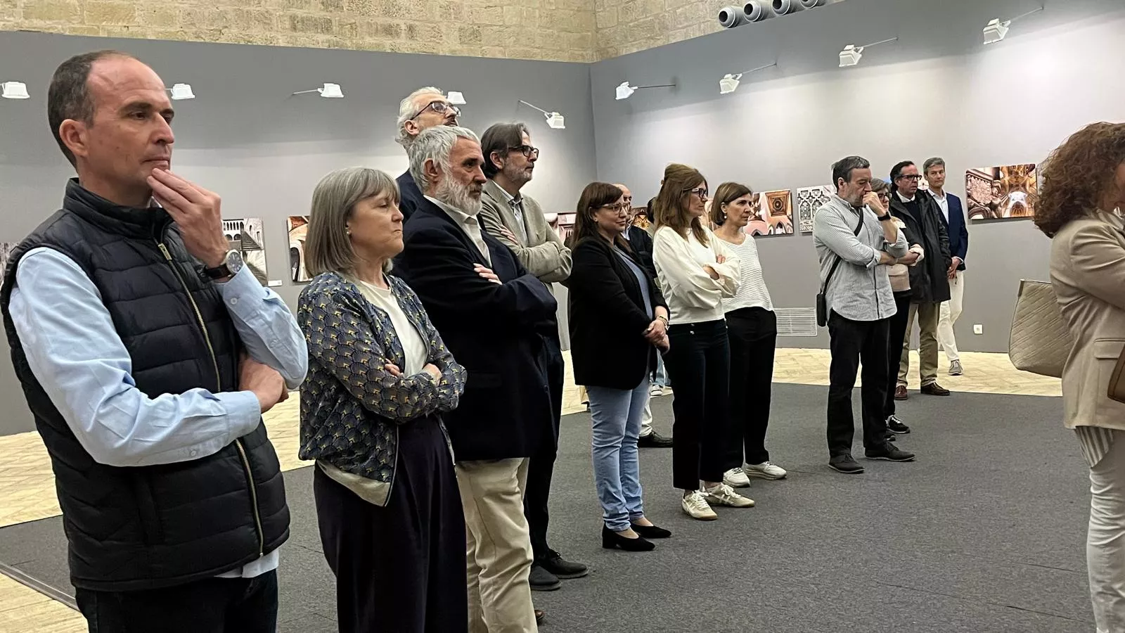 Inauguración en el Museo de Huesca de la exposición “El arte de la arquitectura gótica en la Corona de Aragón”. Foto Mercedes Manterola