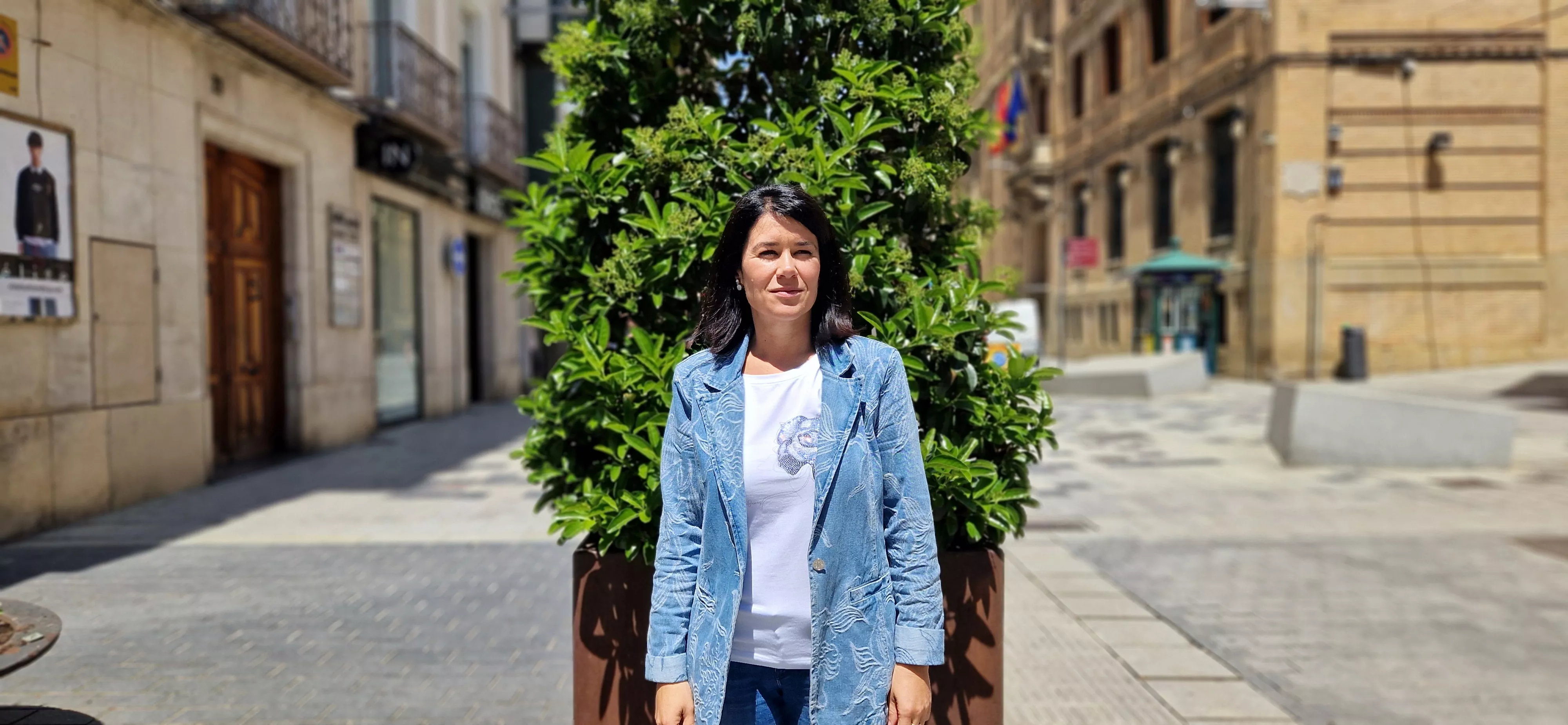 Alicia Monaj, presidenta de la Agrupación  Folklórica Santa Cecilia. Foto Myriam Martínez