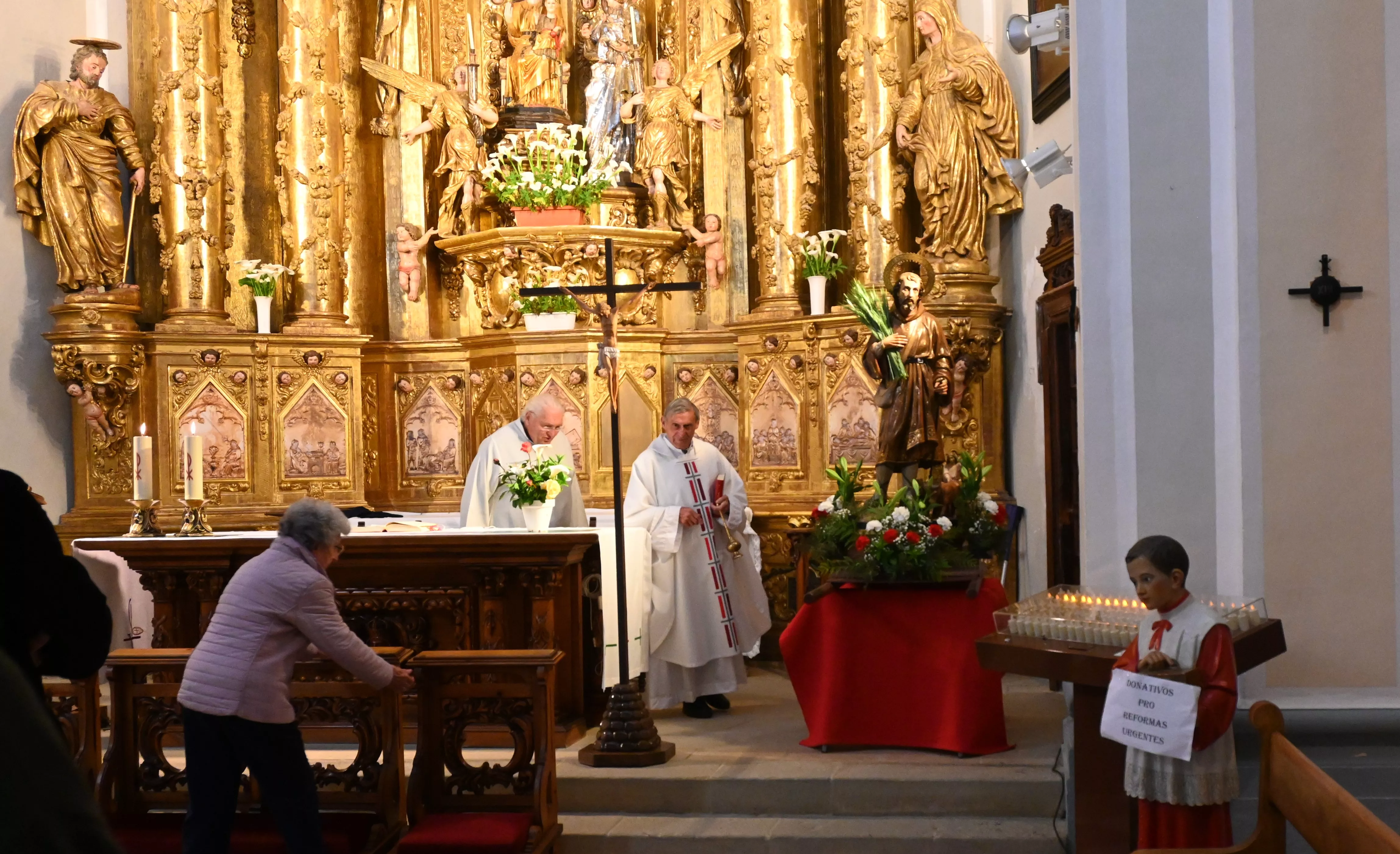 Celebración de San Isidro Labrador en Salas. Foto Carlos Jalle