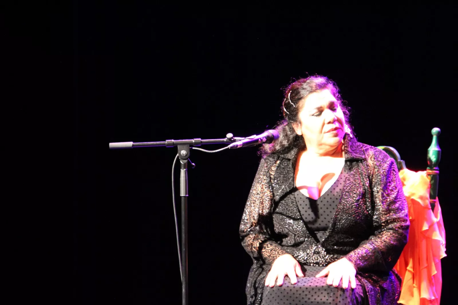 WhatsApp Actuación de Tomasa "La Macanita" en la Primavera Flamenca de Huesca. Foto Carlos Neofato2025 05 15 at 22.51.15