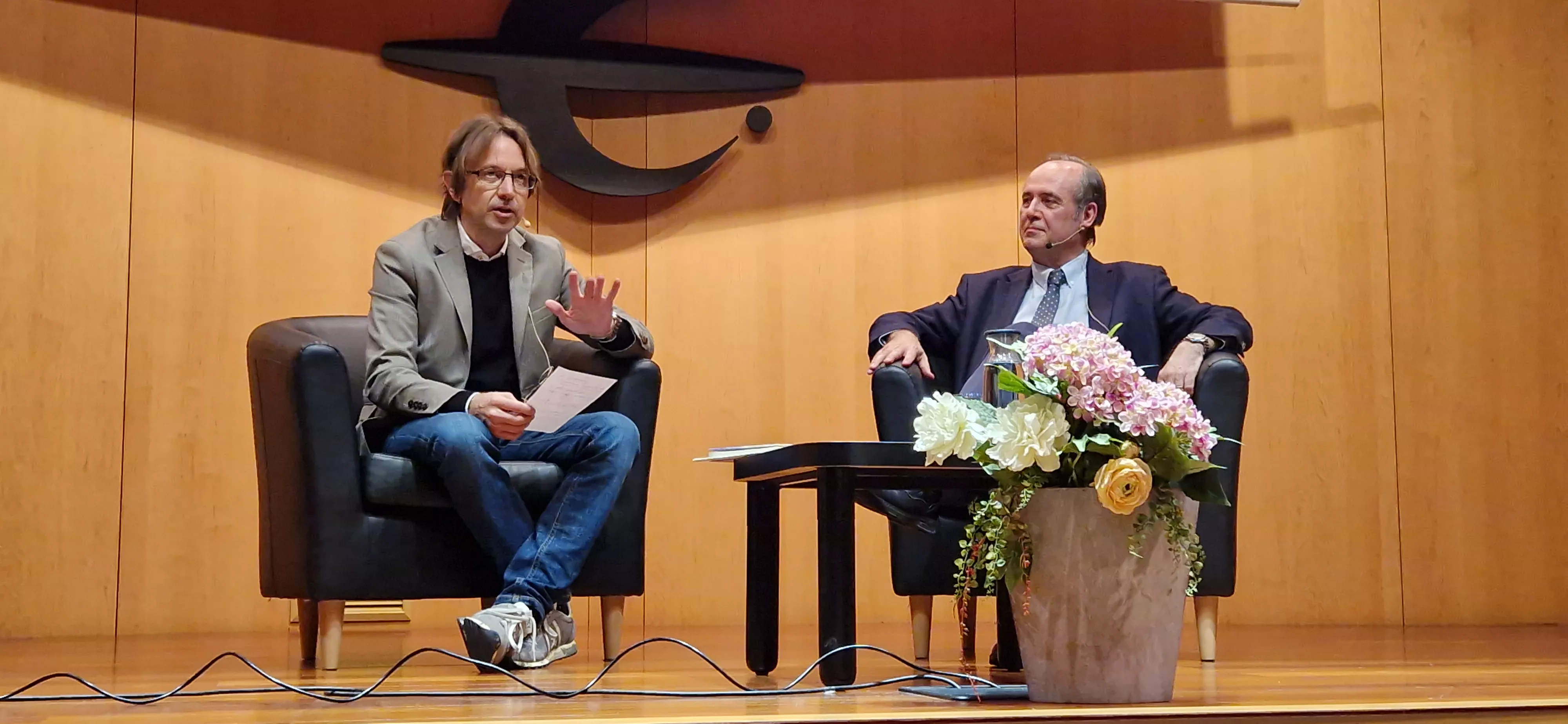 Javier Olivera y Manel Sánchez. Foto Myriam Martínez
