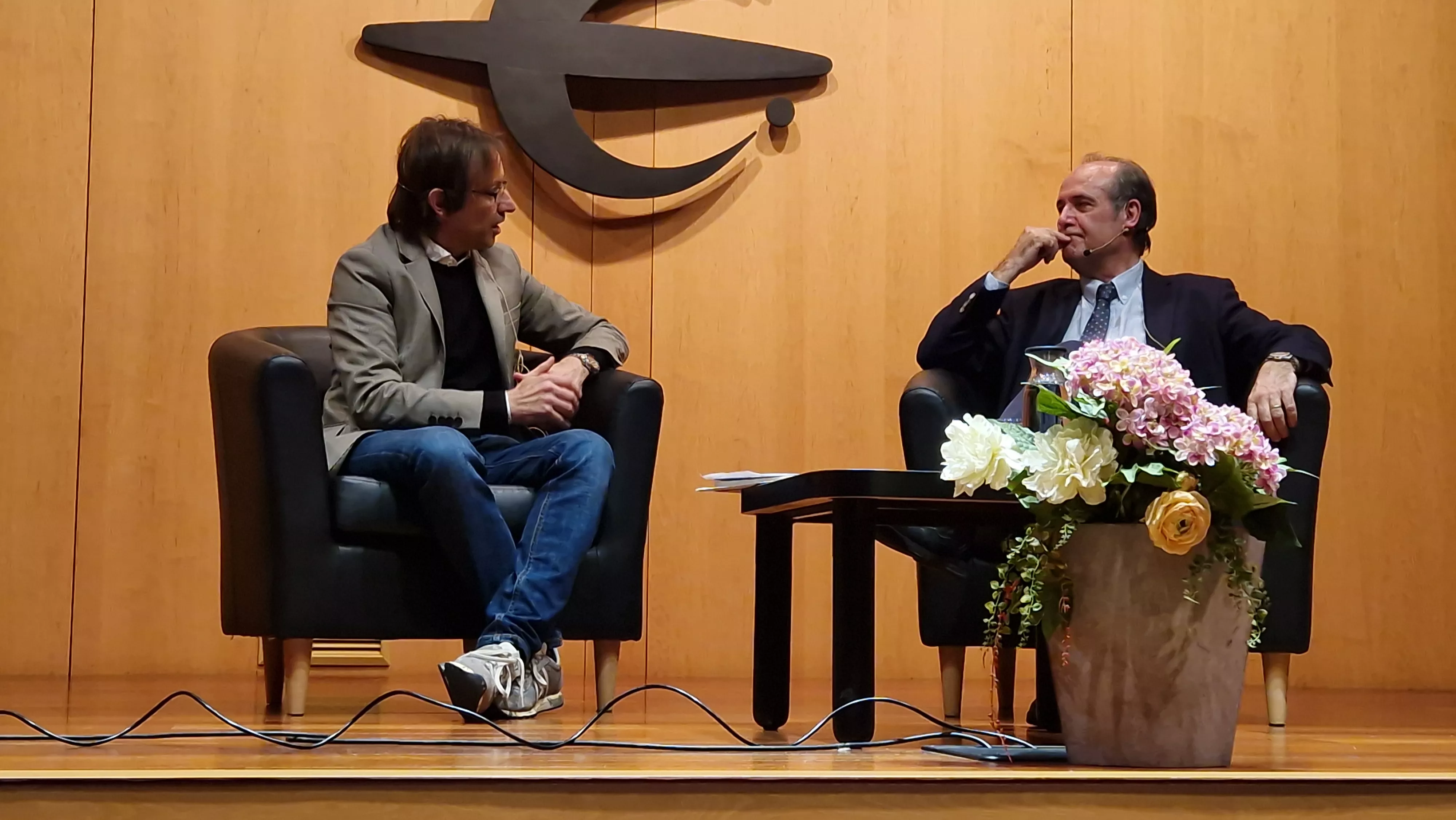 Javier Olivera y Manel Sánchez. Foto Myriam Martínez