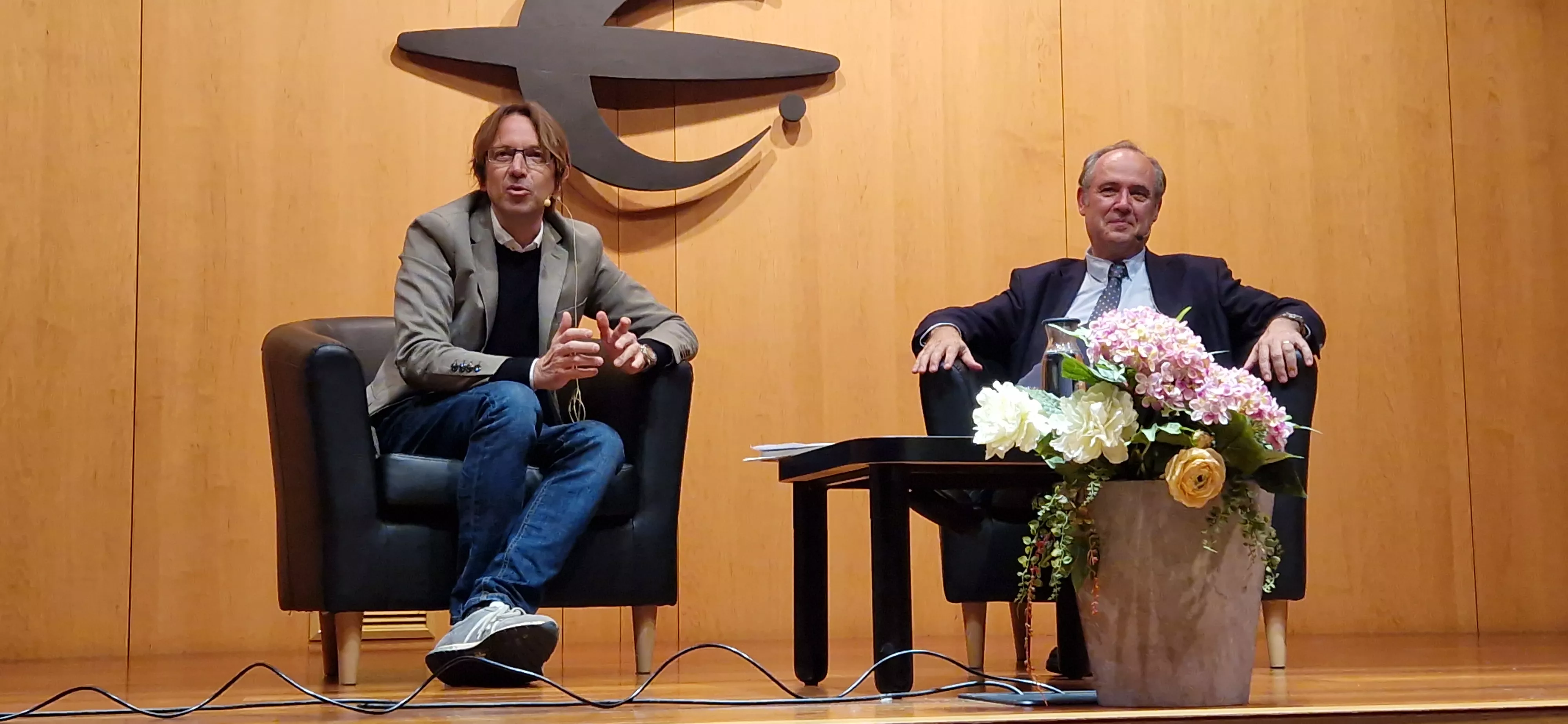 Javier Olivera y Manel Sánchez. Foto Myriam Martínez