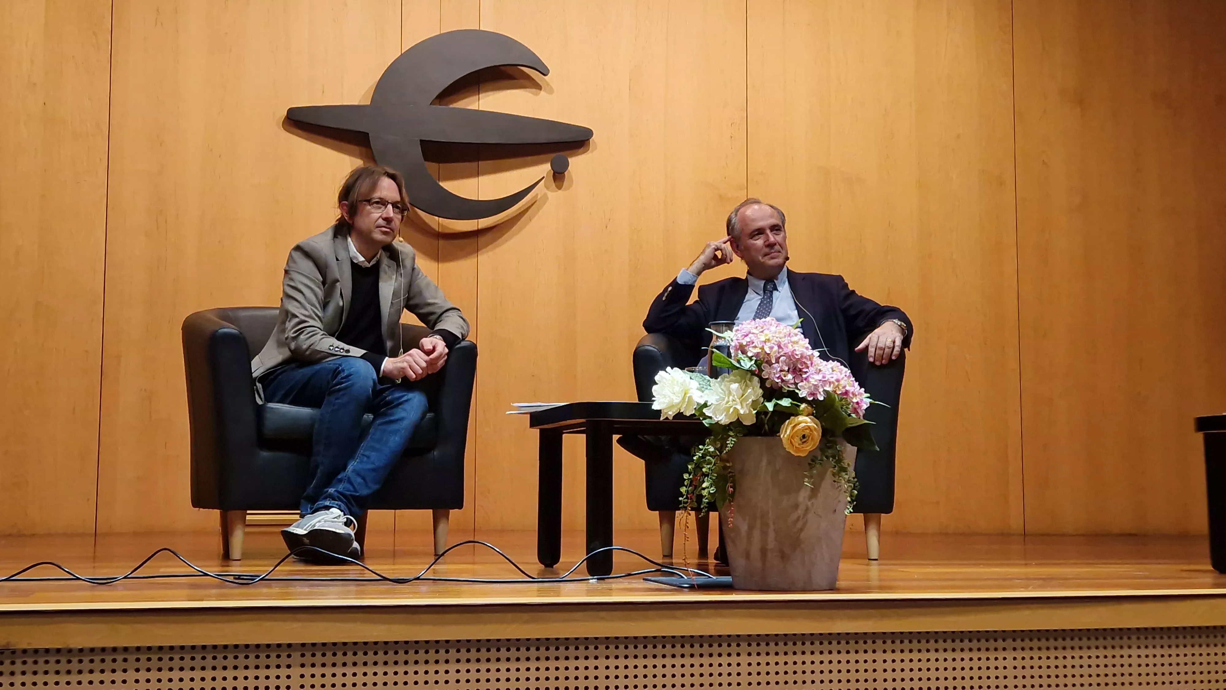 Javier Olivera y Manel Sánchez. Foto Myriam Martínez