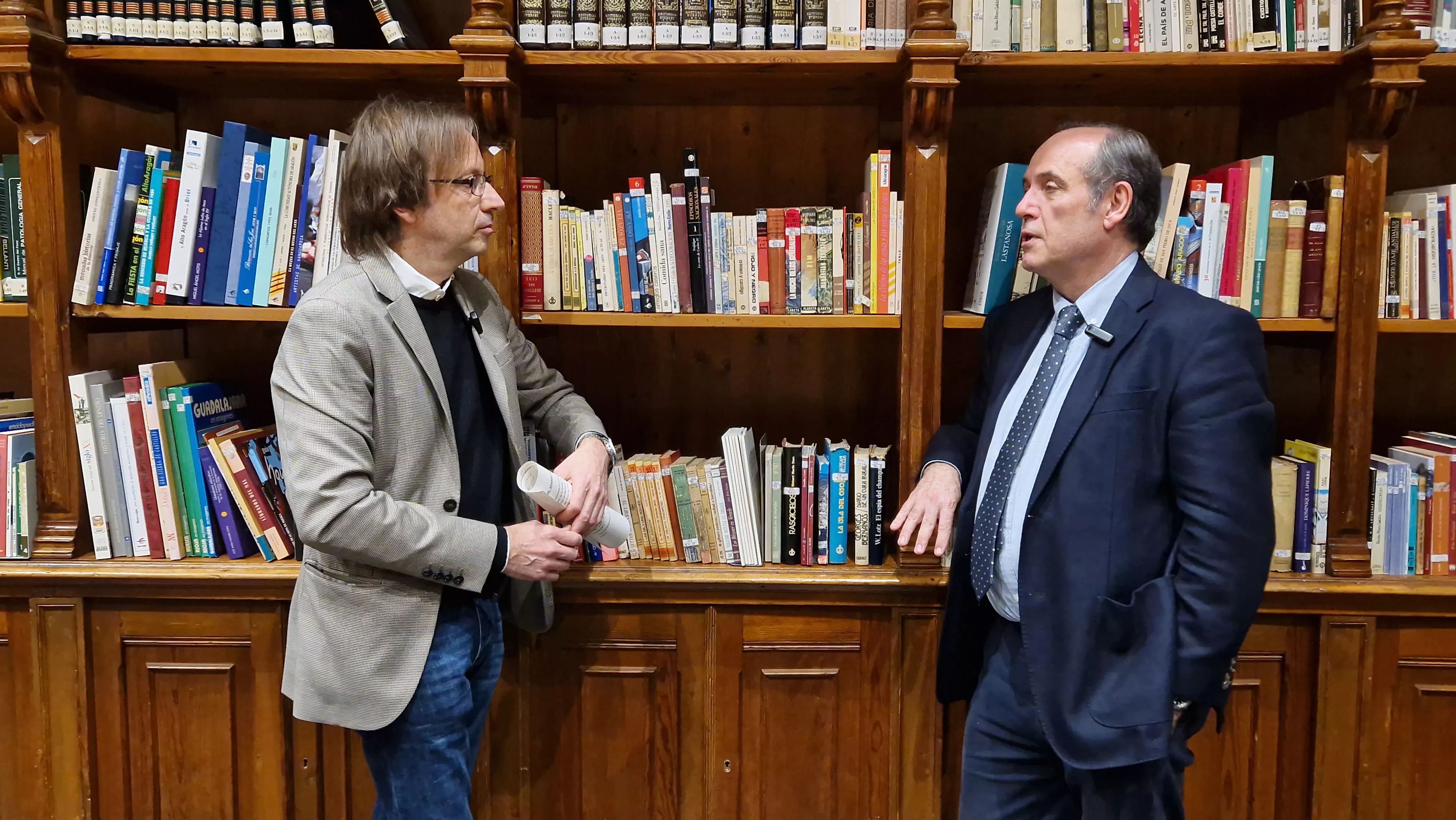 Javier Olivera y Manel Sánchez. Foto Myriam Martínez