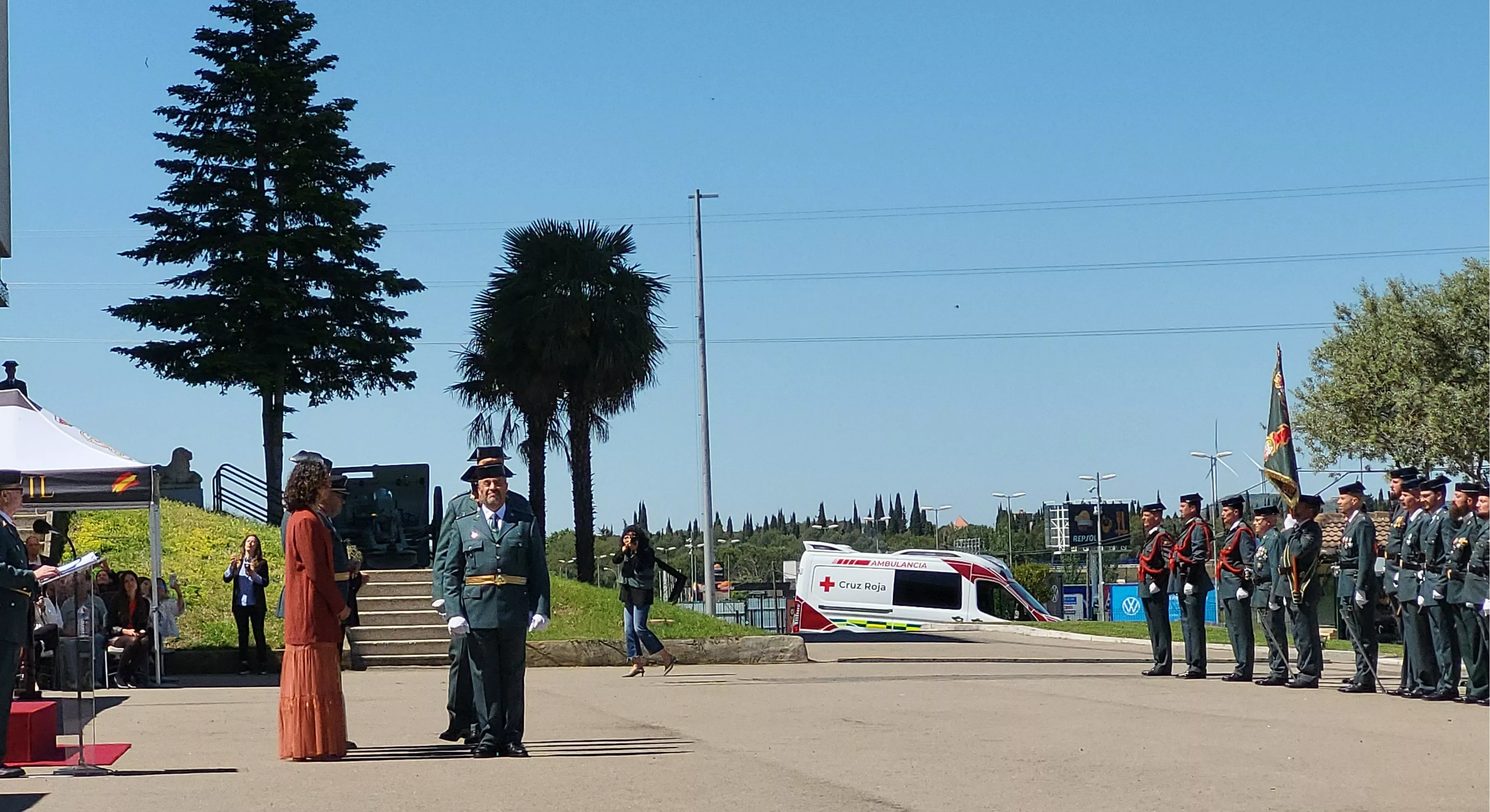 Celebración del 181 aniversario de la Guardia Civil en la Comandancia de Huesca. Foto Mercedes Manterola