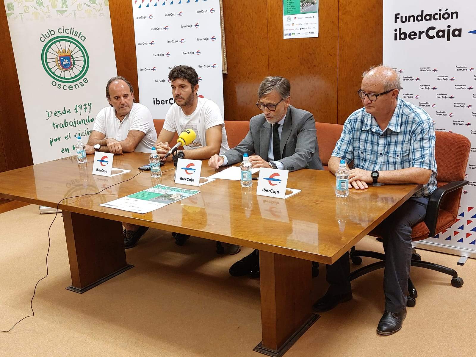 César Latorre, Miguel Bergua, José María Coiduras y José María Romance
