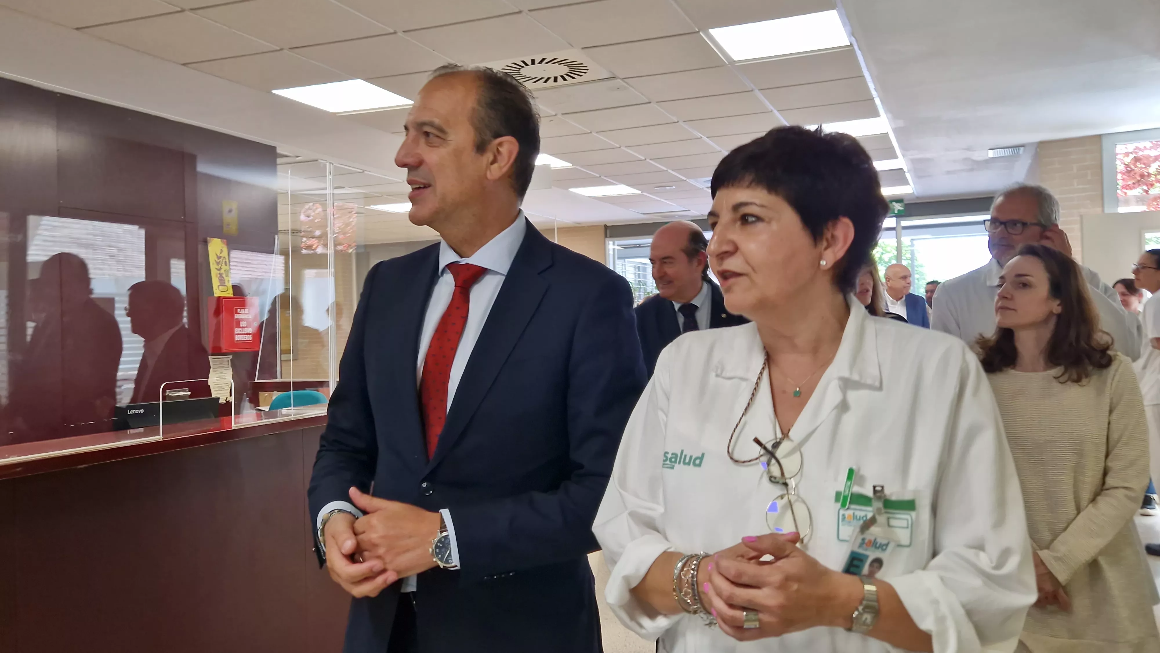 Visita a la unidad de psicogeriatría para mayores con trastornos mentales graves. Foto Myriam Martínez