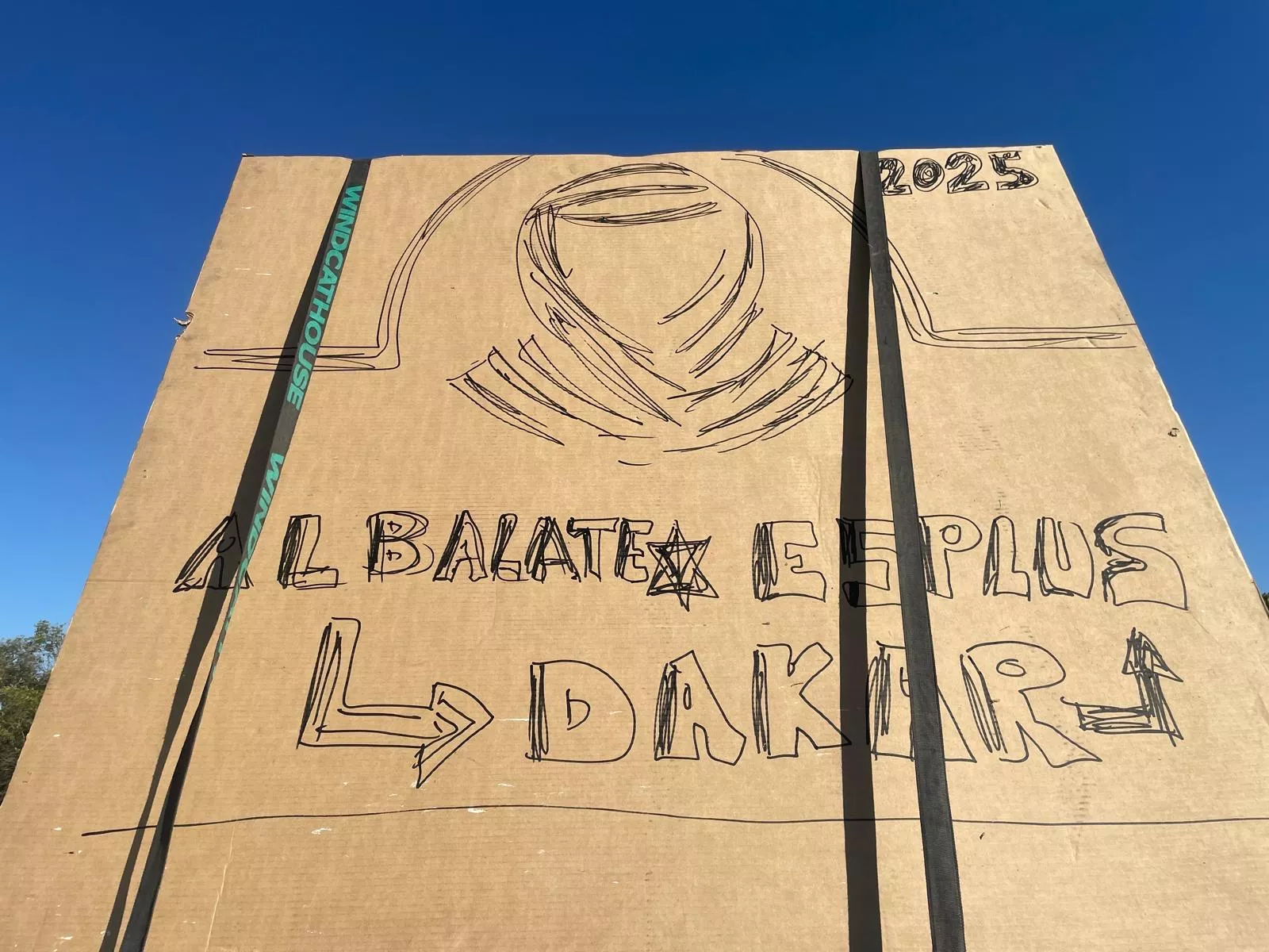 Corte de carretera Albalate de Cinca-Esplús