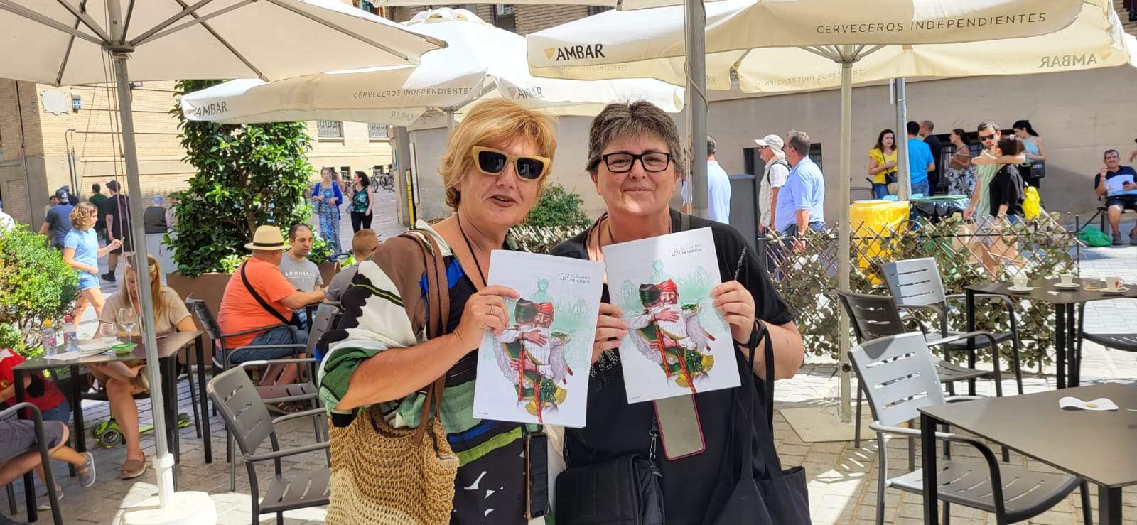 Concha Cano y Paz Vallés.